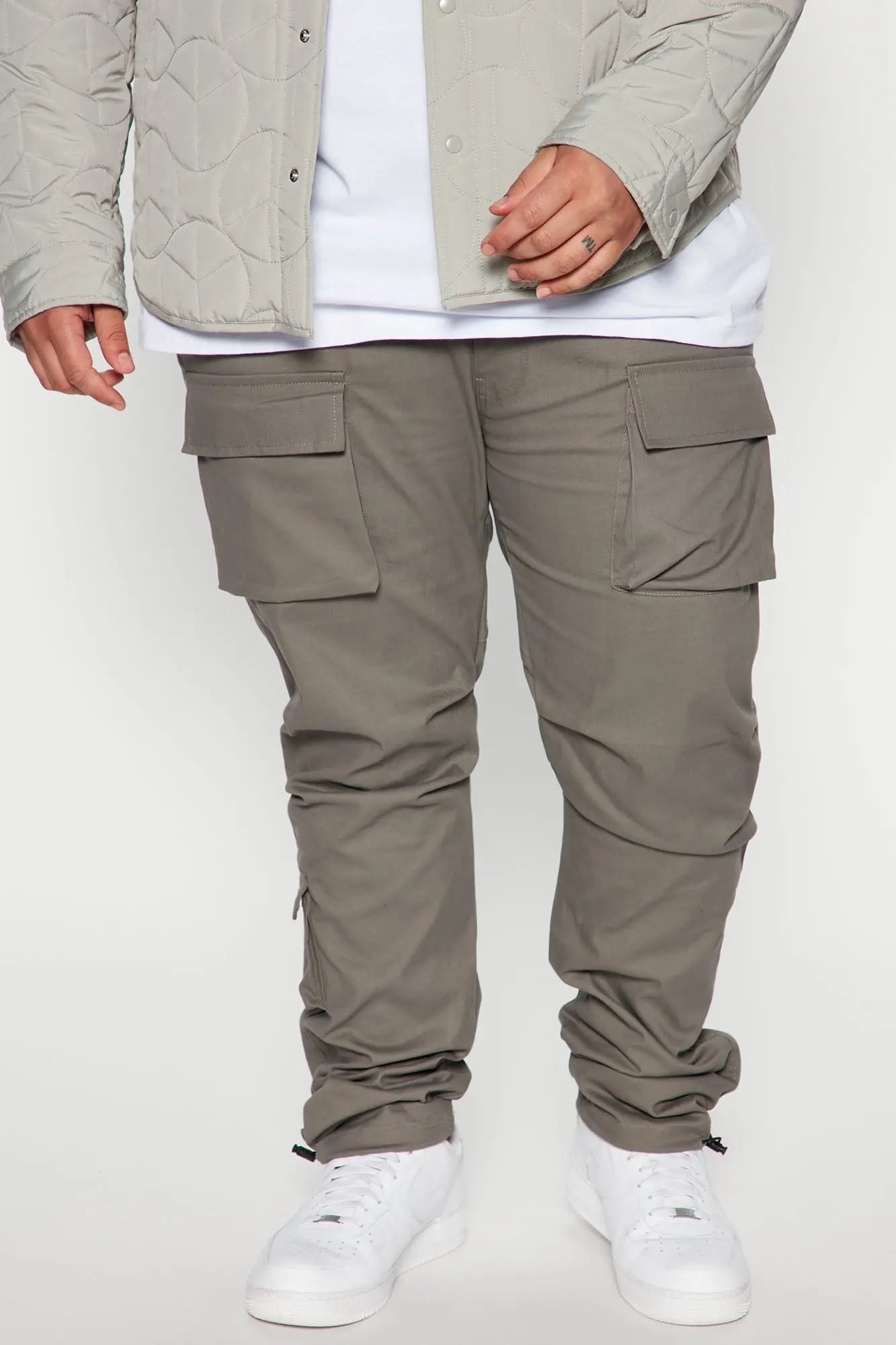 All Good Slim Cargo Pants - Charcoal Fashion Nova