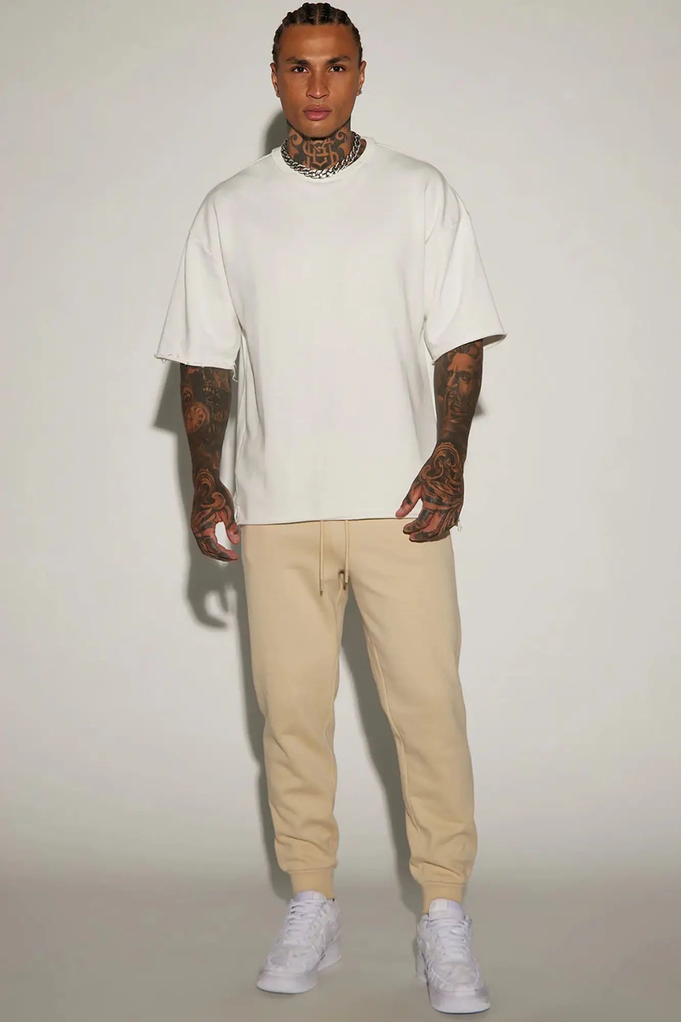 Tyson Jogger - Tan Fashion Nova
