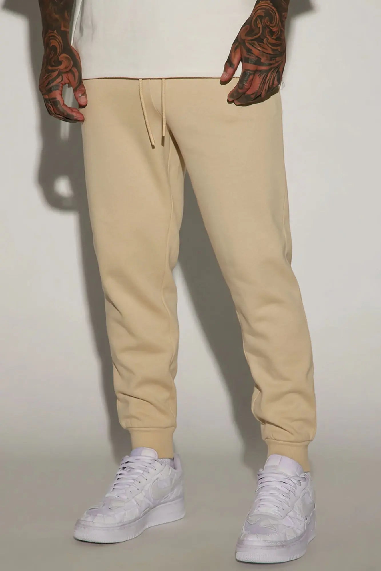 Tyson Jogger - Tan Fashion Nova