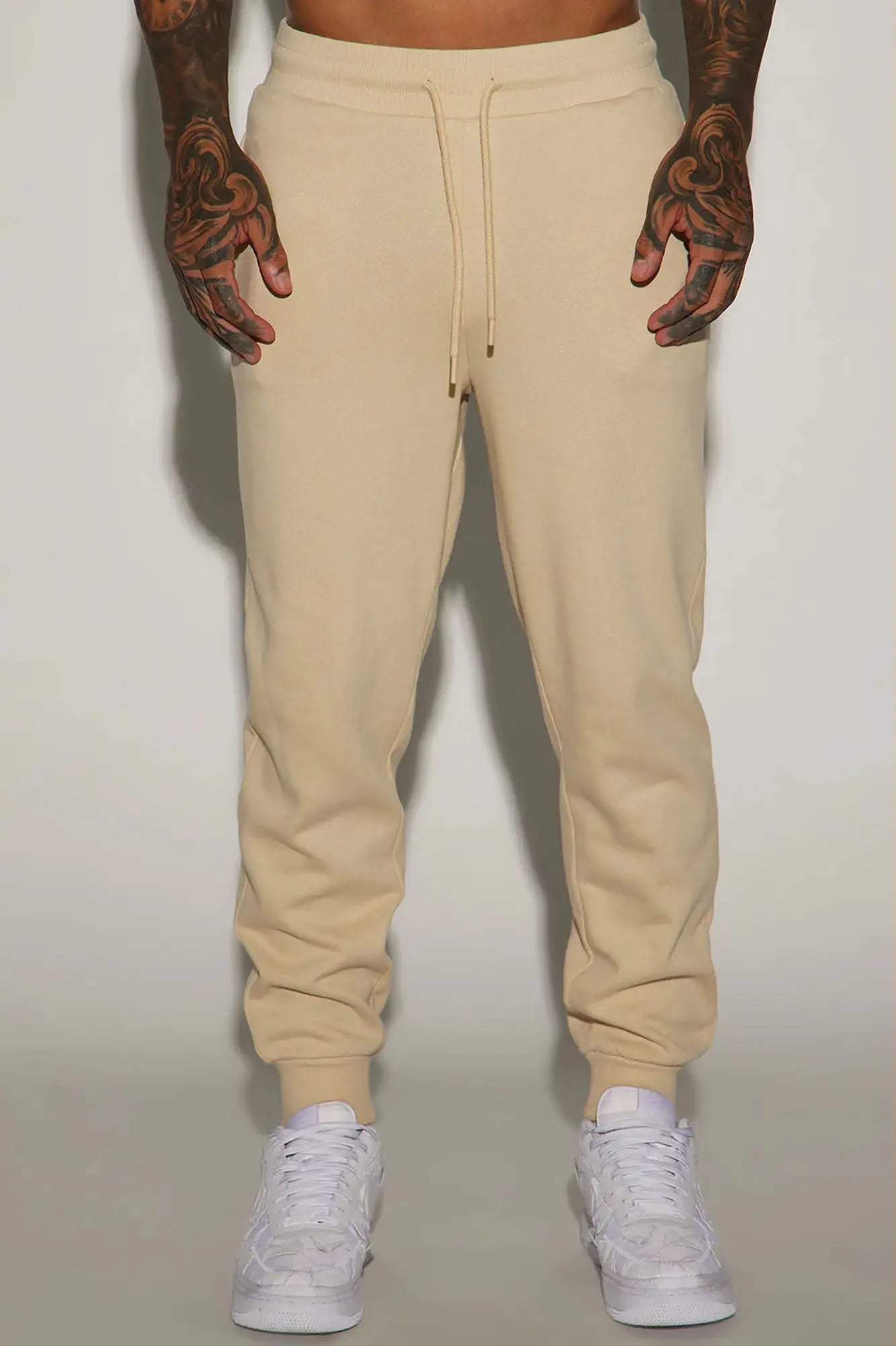 Tyson Jogger - Tan Fashion Nova