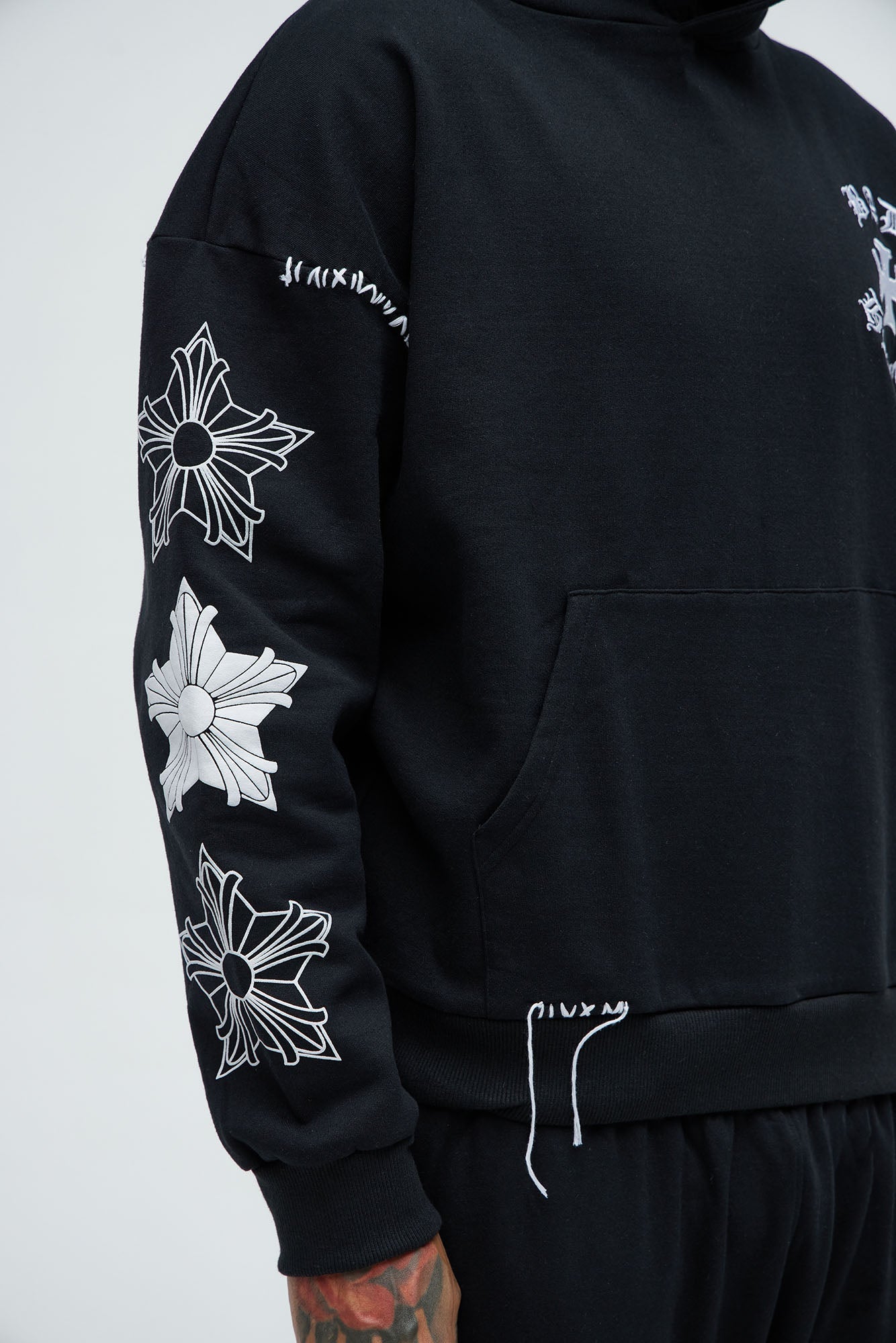 Stars Align Hoodie - Black Fashion Nova