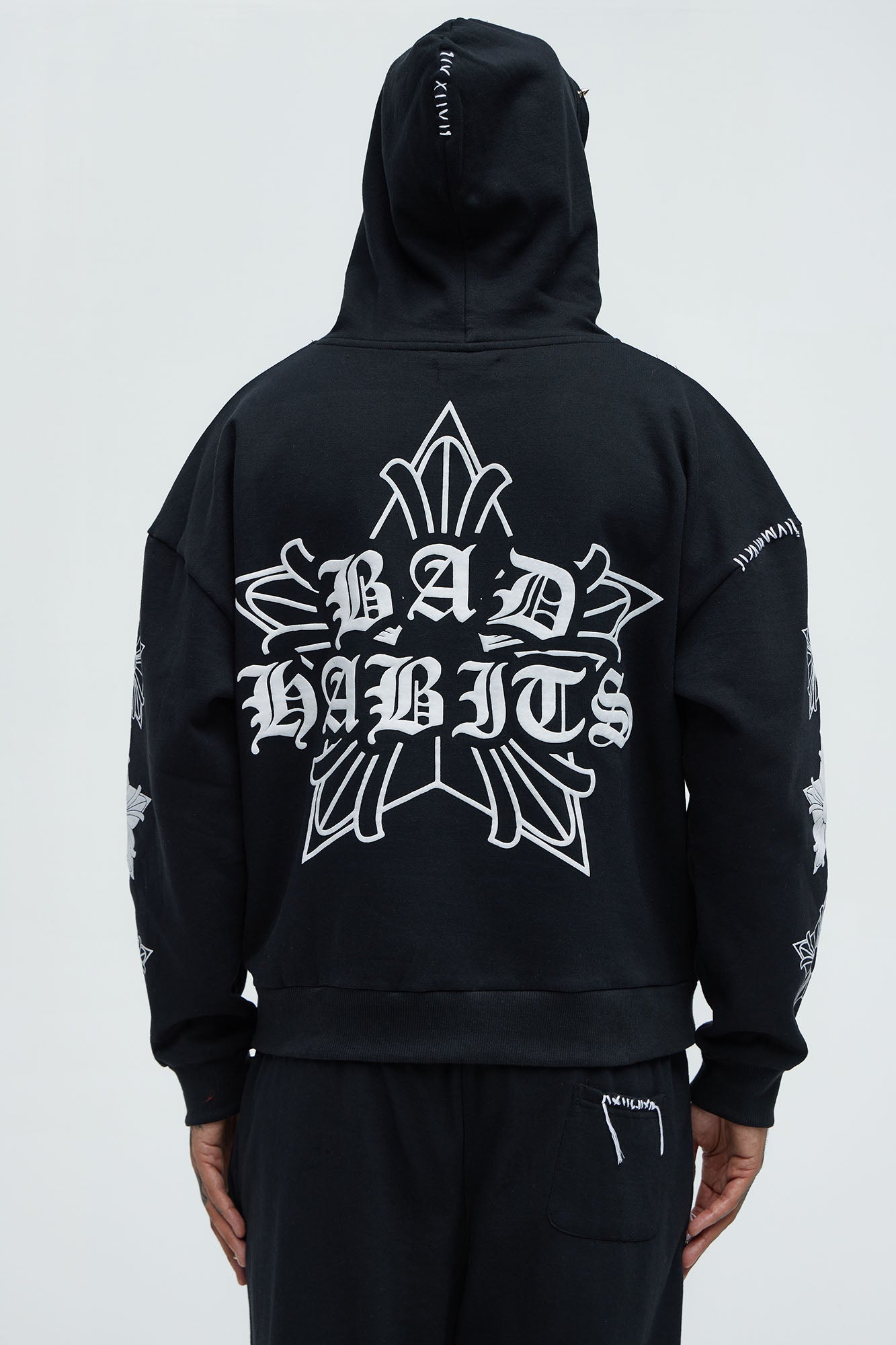 Stars Align Hoodie - Black Fashion Nova