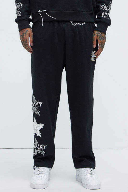 Stars Align Jogger - Black Fashion Nova