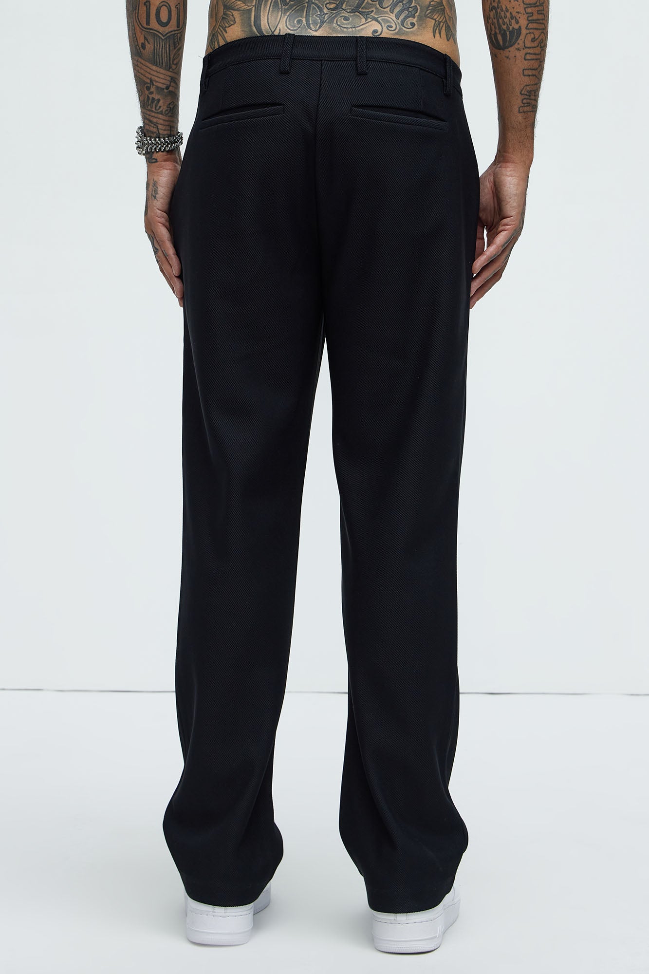 Turner Straight Trousers - Black Fashion Nova