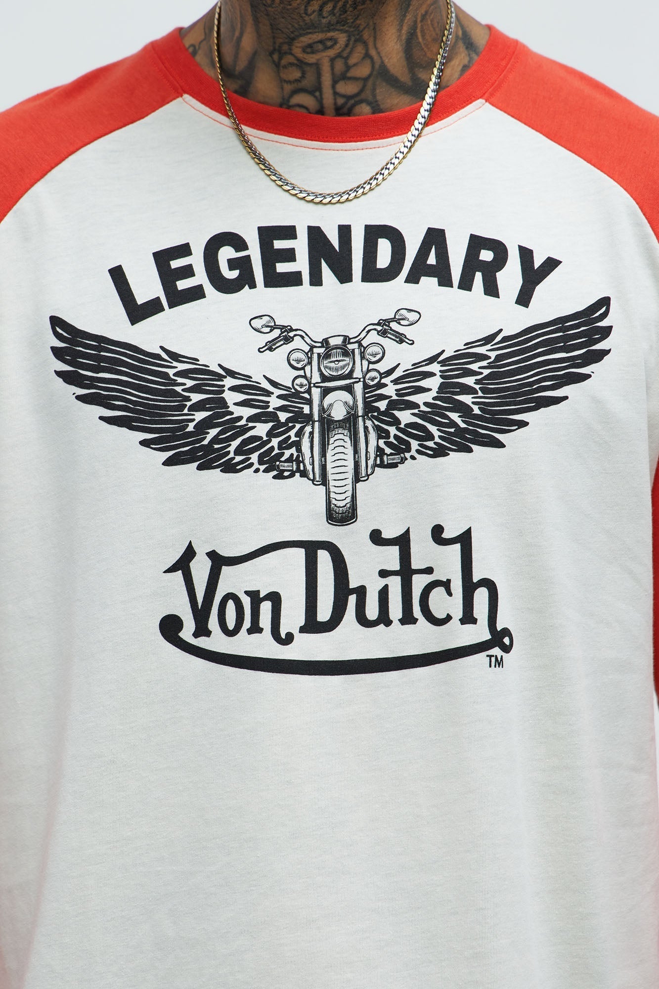Von Dutch Legendary Tee - Red/combo Fashion Nova