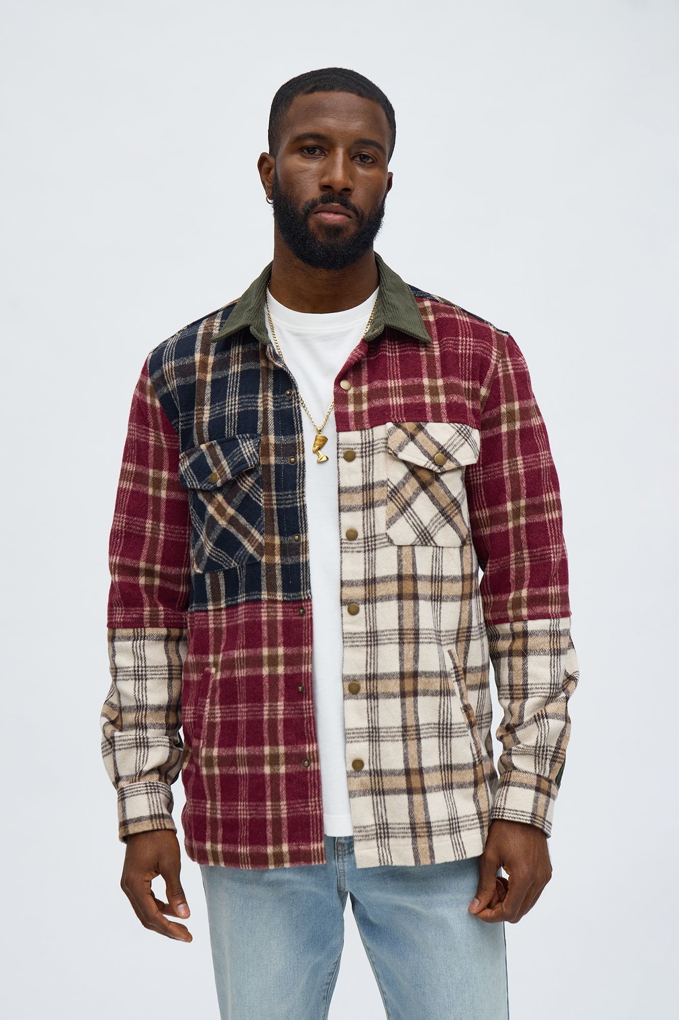 Work It Plaid Button Up Shirt - Multi Color Fashion Nova