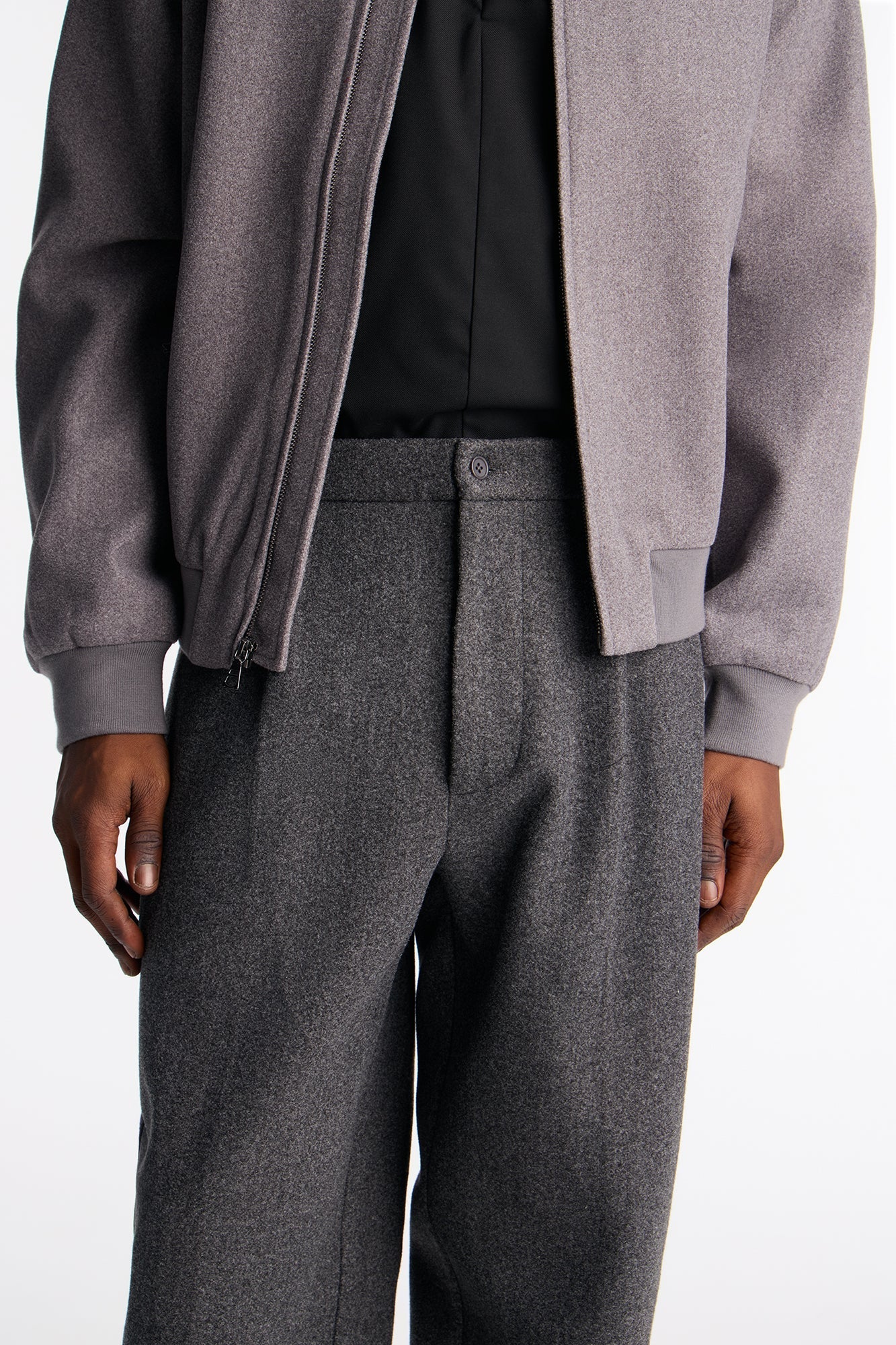 Midtown Relaxed Pant - Charcoal Fashion Nova