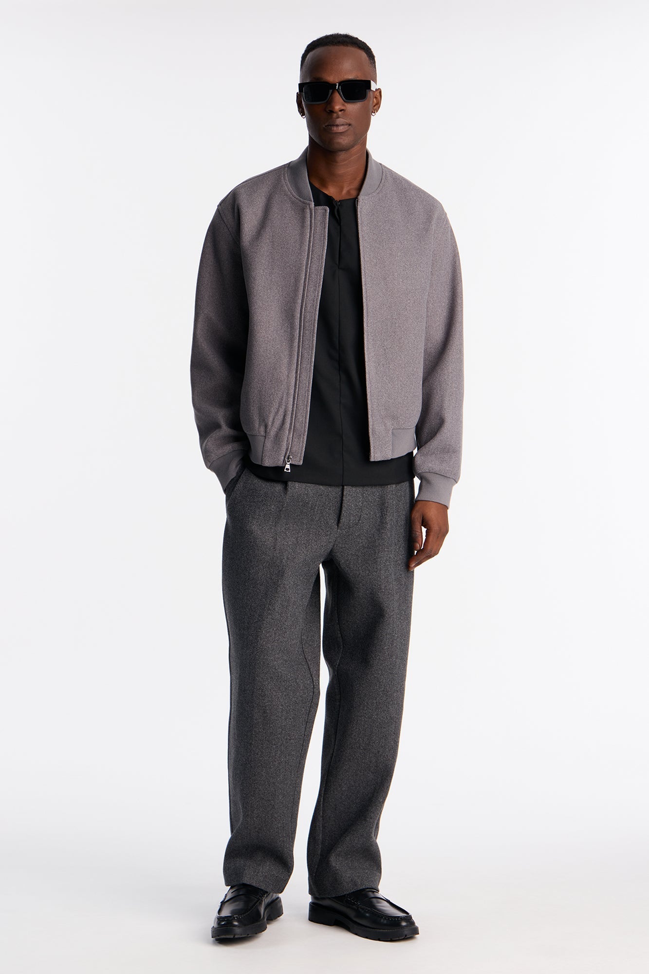 Midtown Relaxed Pant - Charcoal Fashion Nova