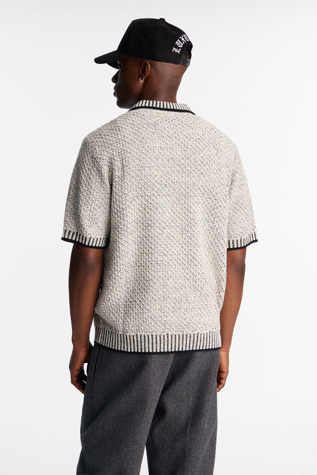 Knit Mercer Johnny Polo - Black Fashion Nova