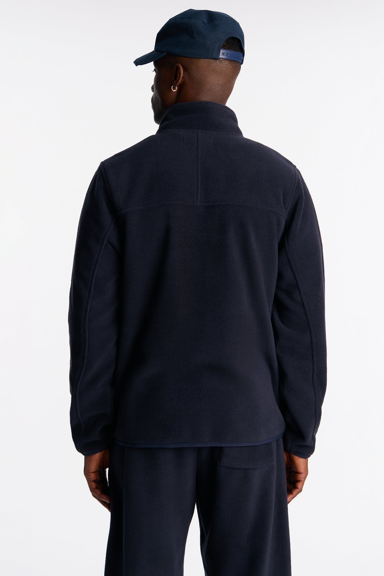 Core Microfleece Zip Jacket - Navy Fashion Nova