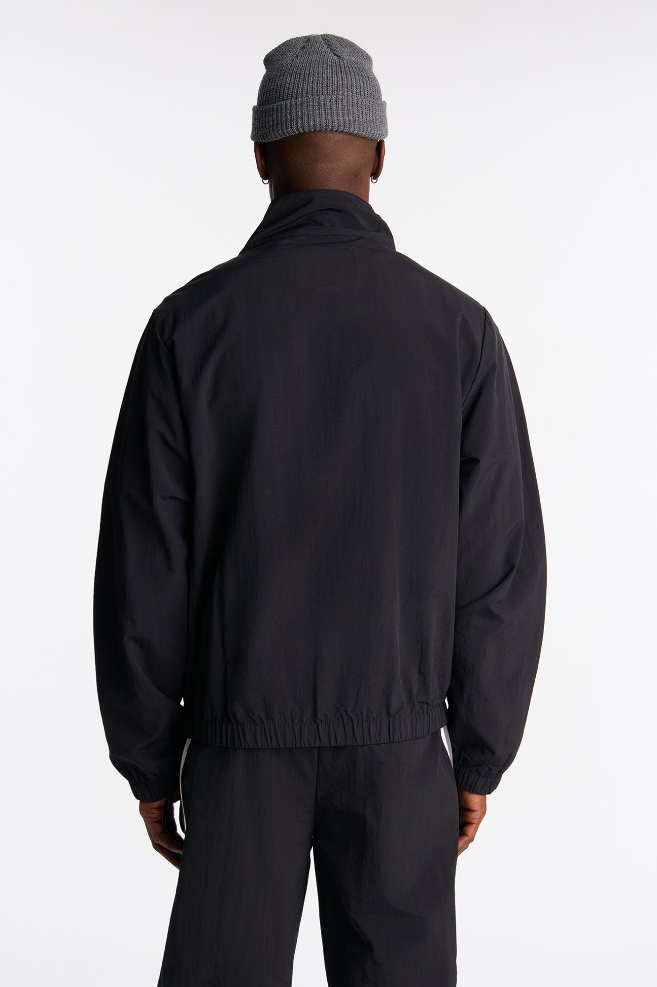 Prep The Field Color Block Windbreaker Jacket - Black/combo Fashion Nova