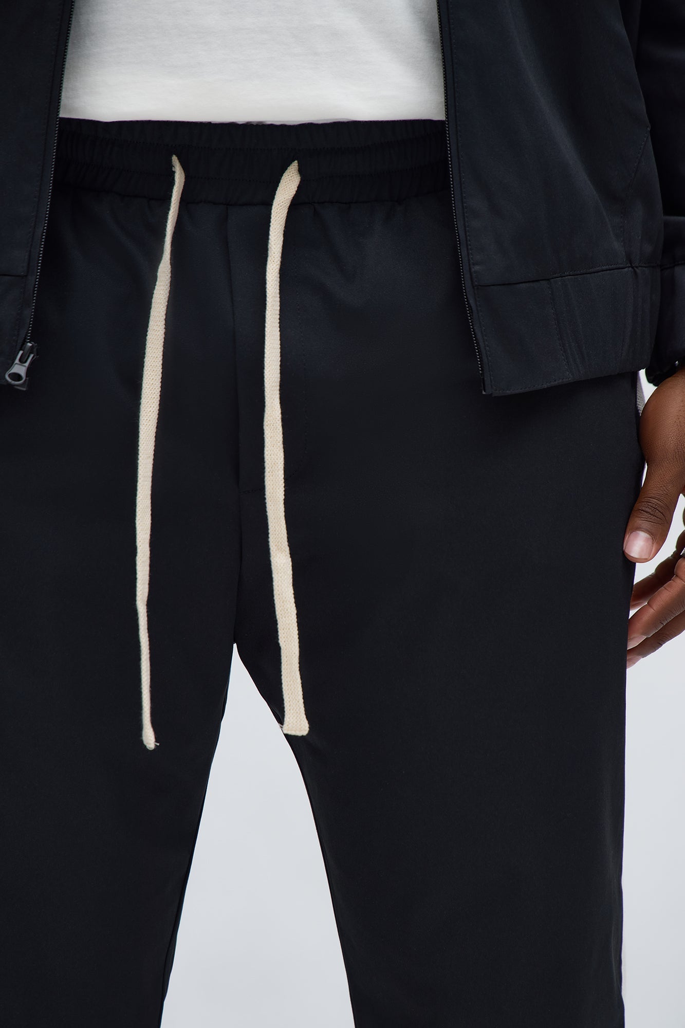 Slim Knit Stripe Pant - Black Fashion Nova
