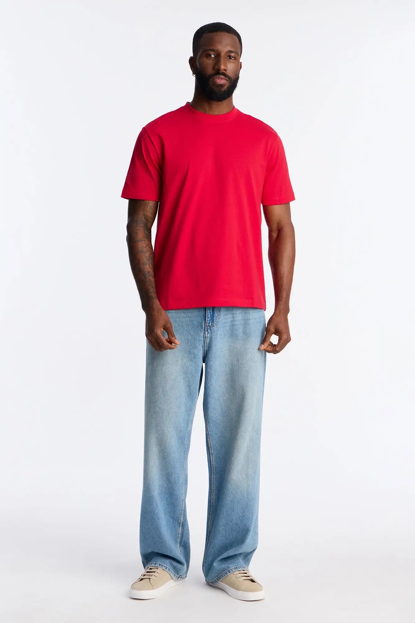 Classic Lightweight Tee - Red Fashion Nova