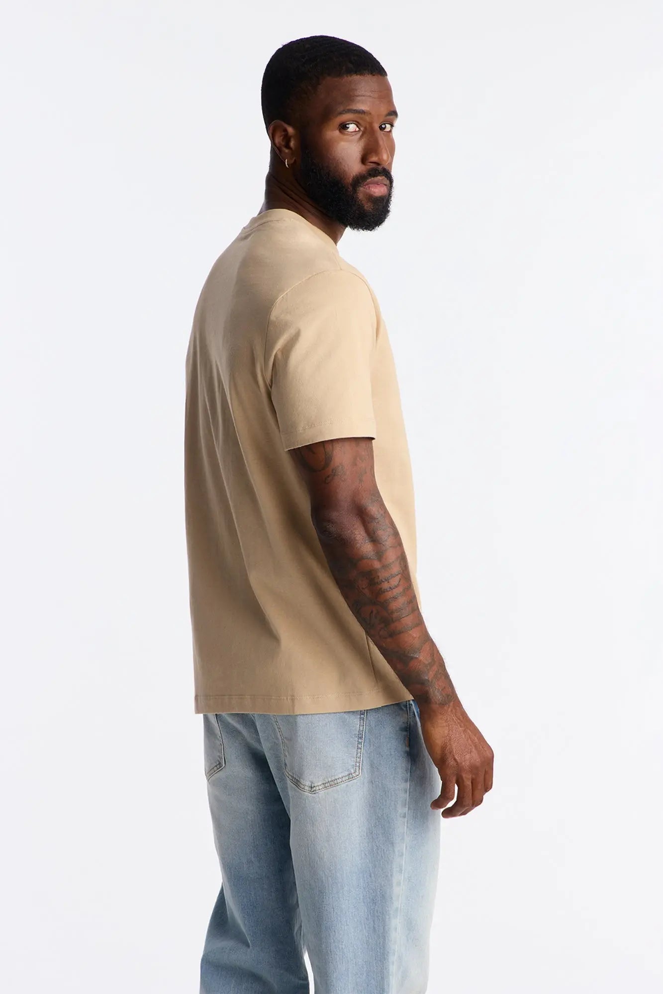 Classic Lightweight Tee - Tan Fashion Nova