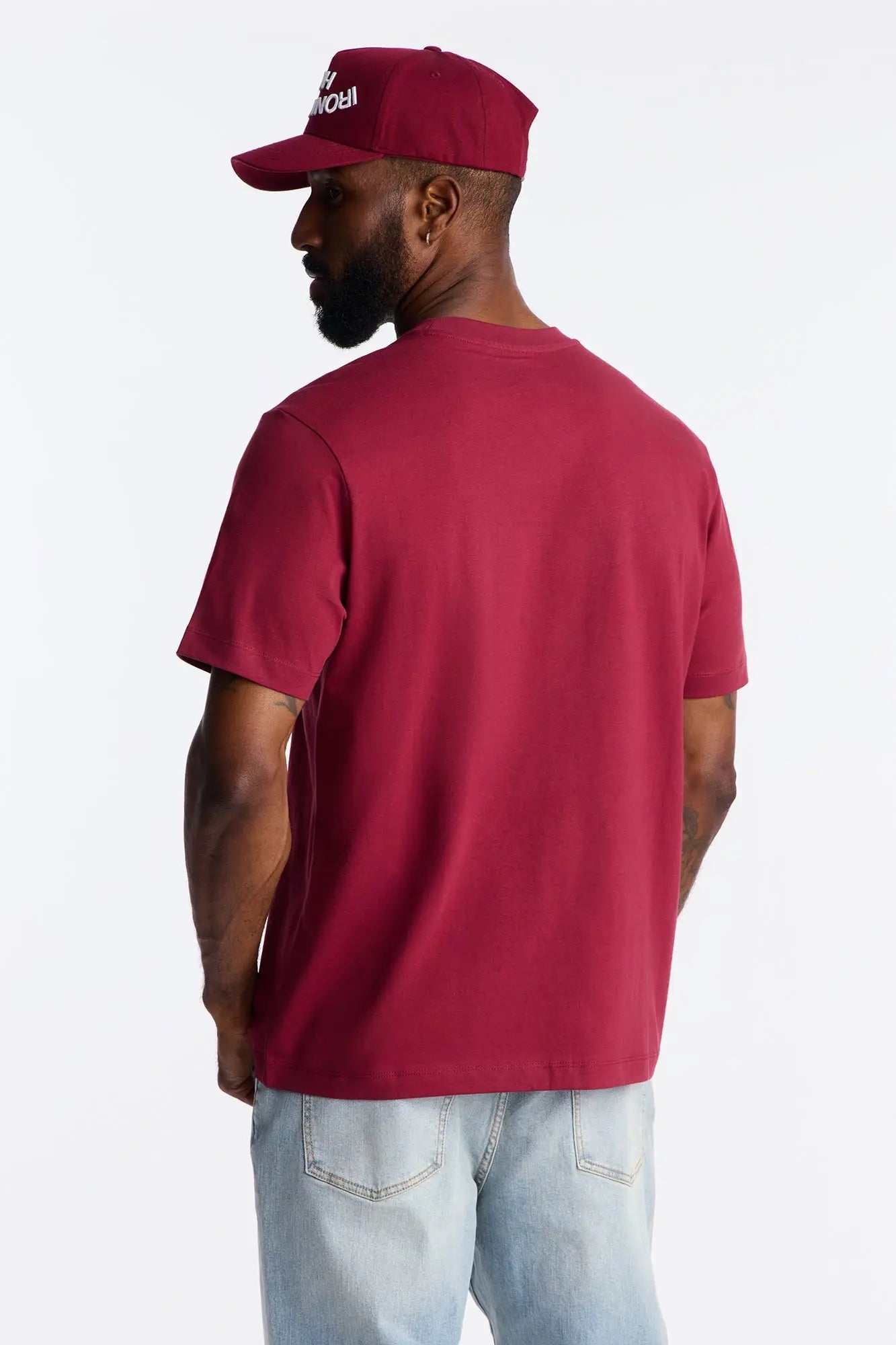 Classic Lightweight Tee - Burgundy Fashion Nova