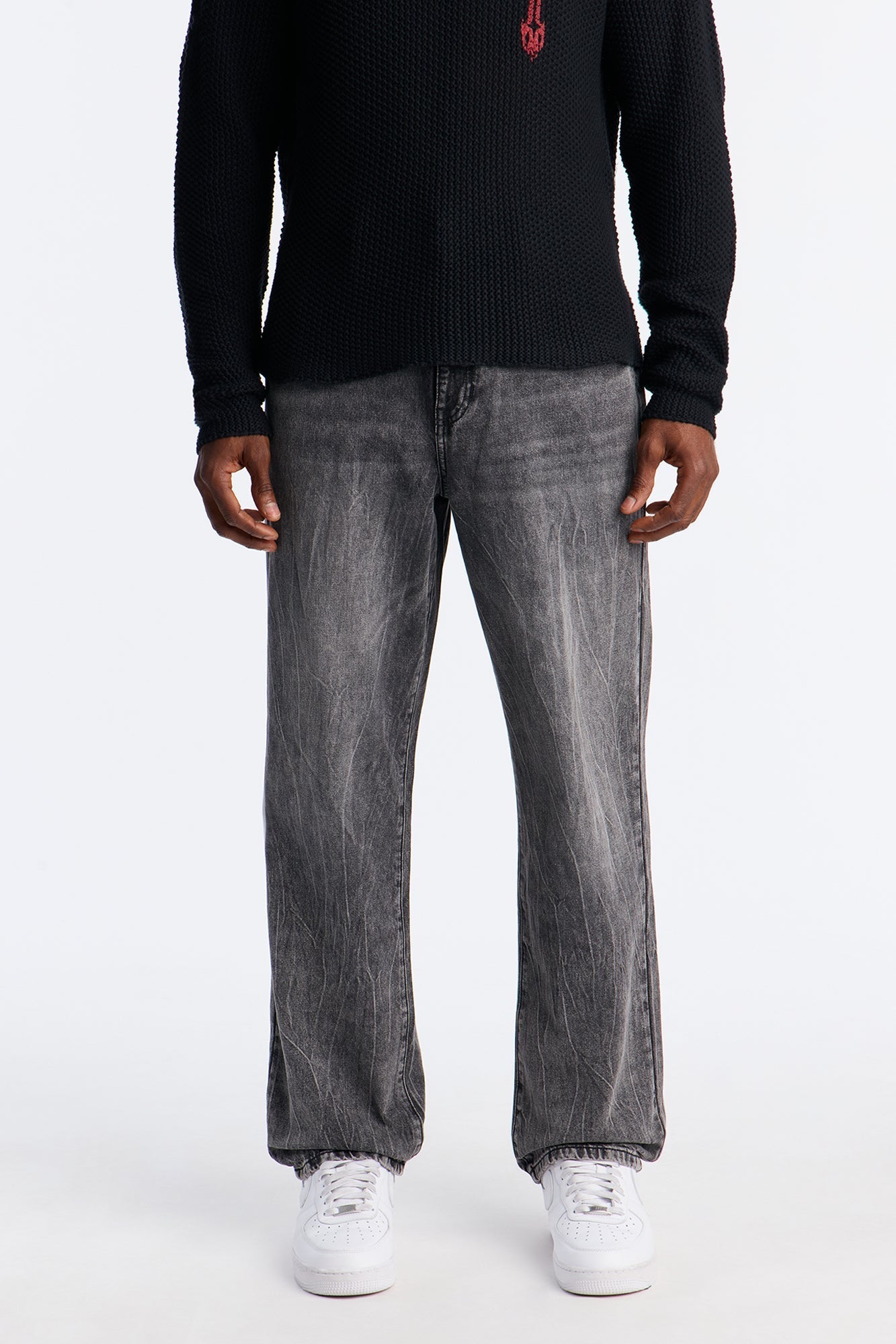 Straight Sleep In Jean - Black Wash Fashion Nova