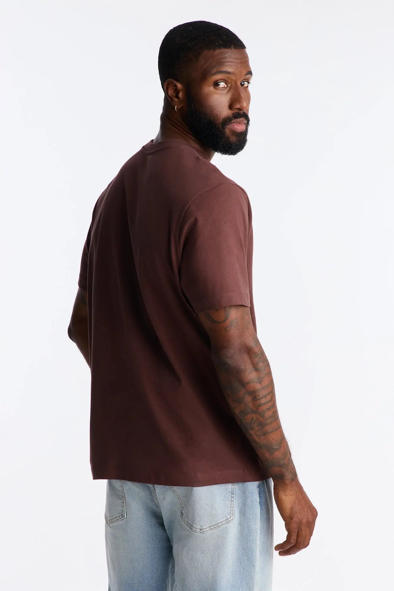 Classic Lightweight Tee - Brown Fashion Nova