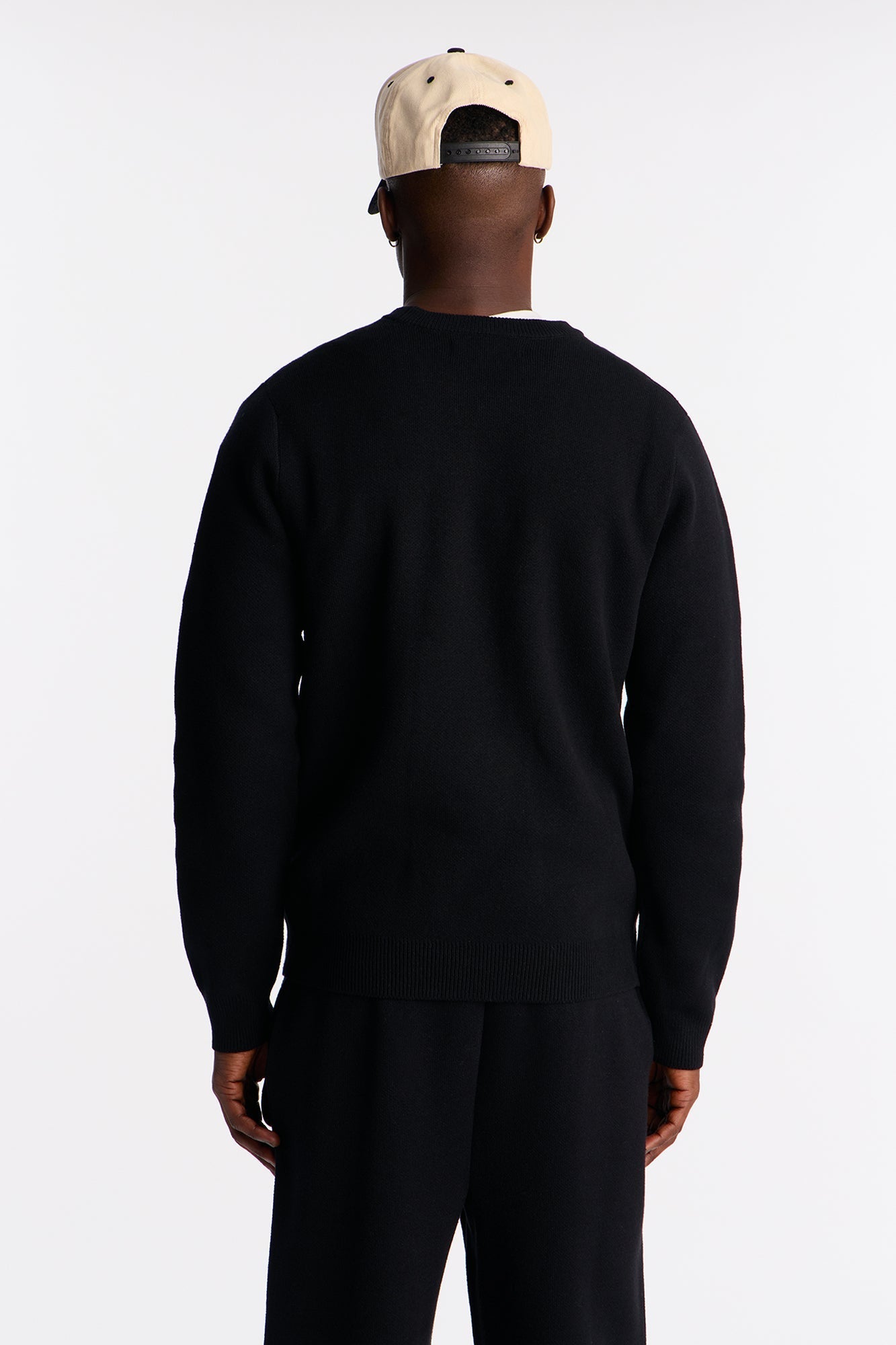 Recline Sweater Knit Crewneck - Black Fashion Nova