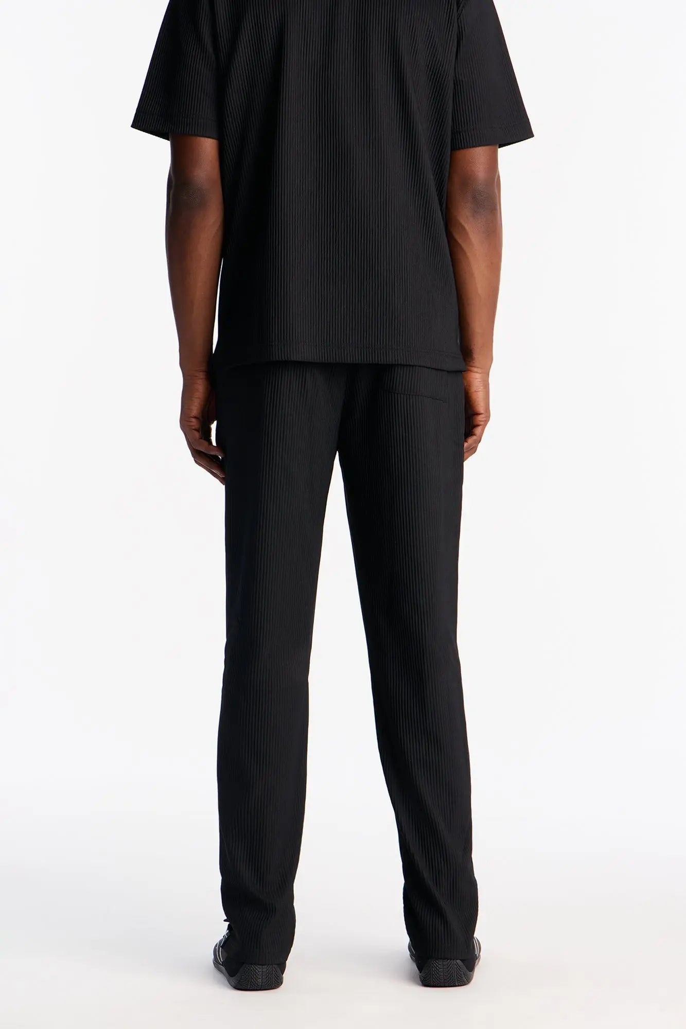 Show Up Slim Slit Pants - Black Fashion Nova