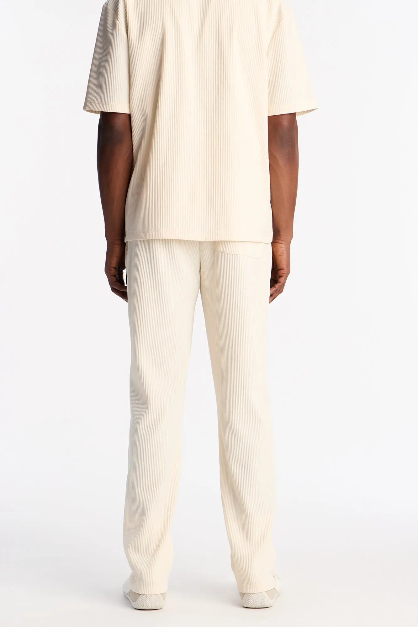 Show Up Slim Slit Pants - Off White Fashion Nova