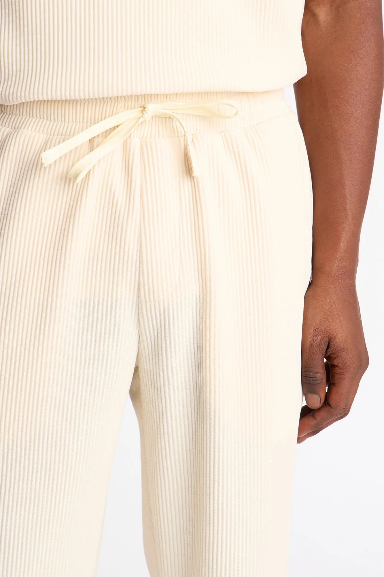 Show Up Slim Slit Pants - Off White Fashion Nova