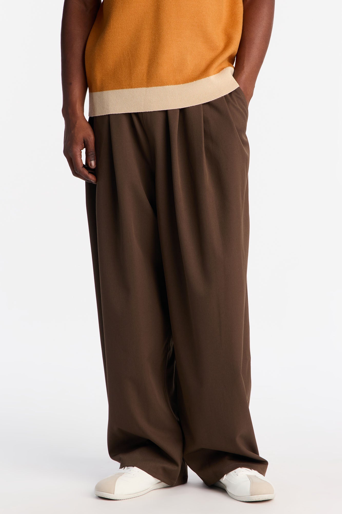 Baggy Grier Flow Pant - Dark Brown Fashion Nova