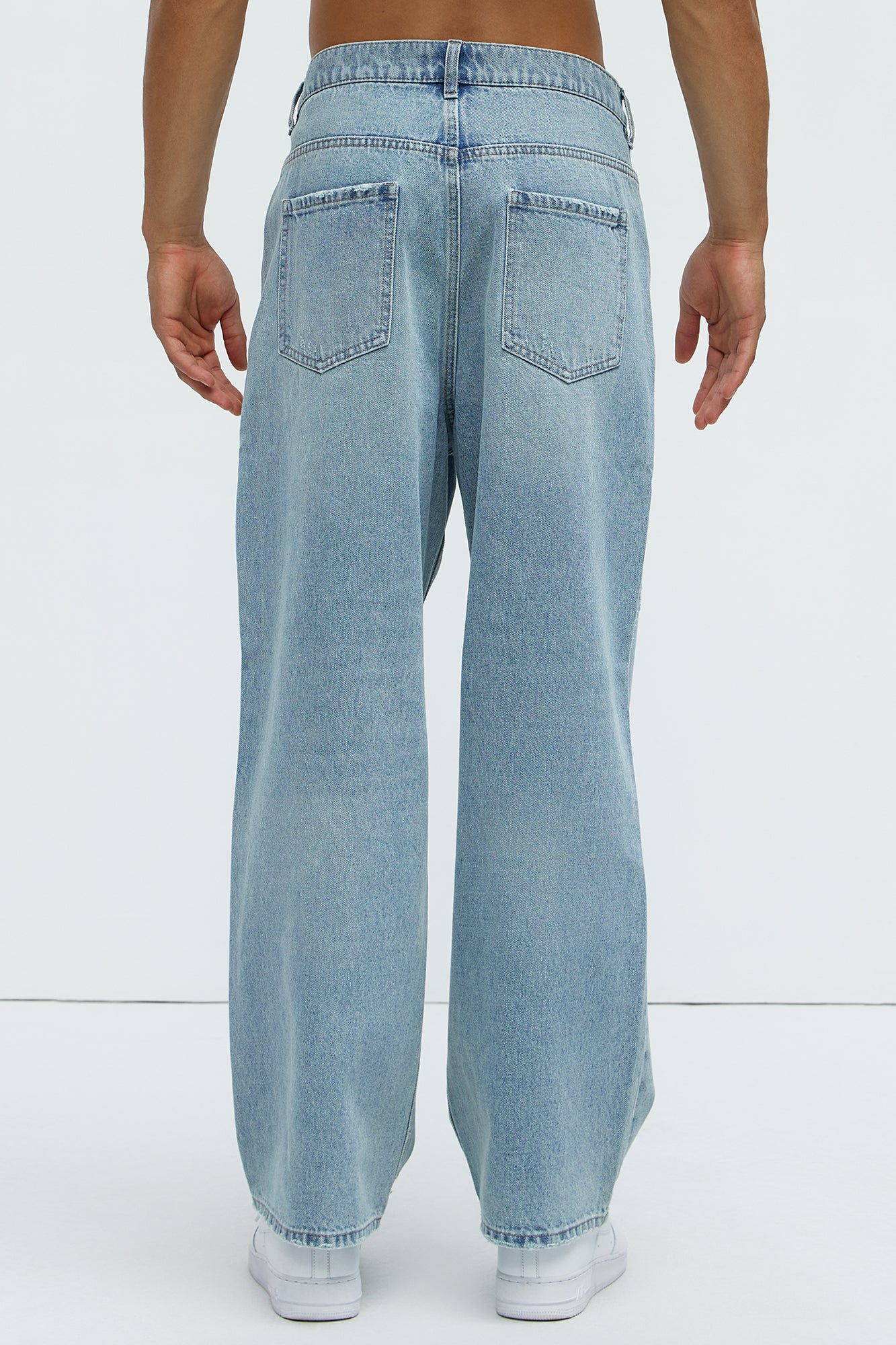 Vaughn Baggy Jeans - Light Wash Fashion Nova