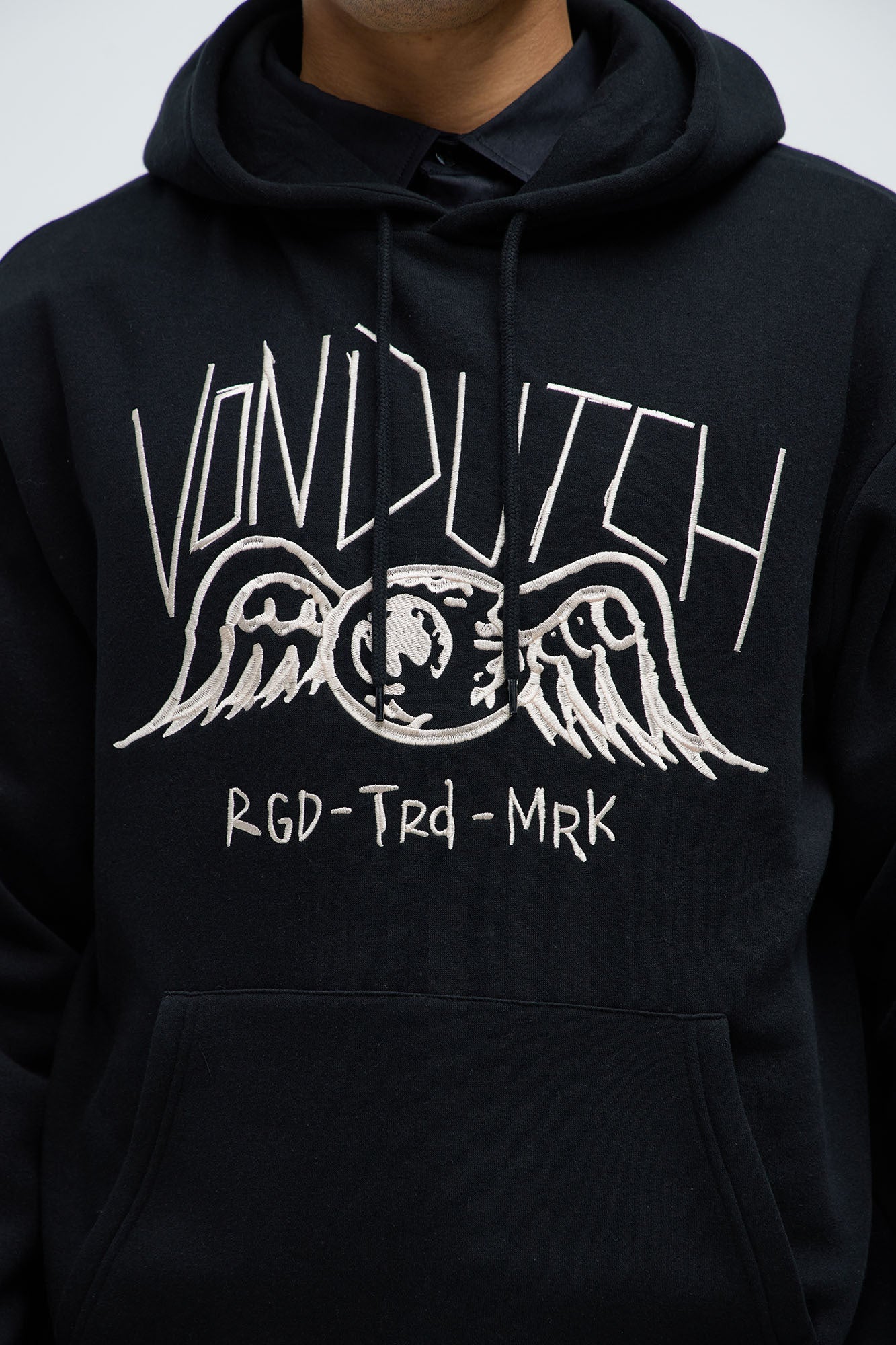 Von Dutch Eye Sketch Hoodie - Black Fashion Nova