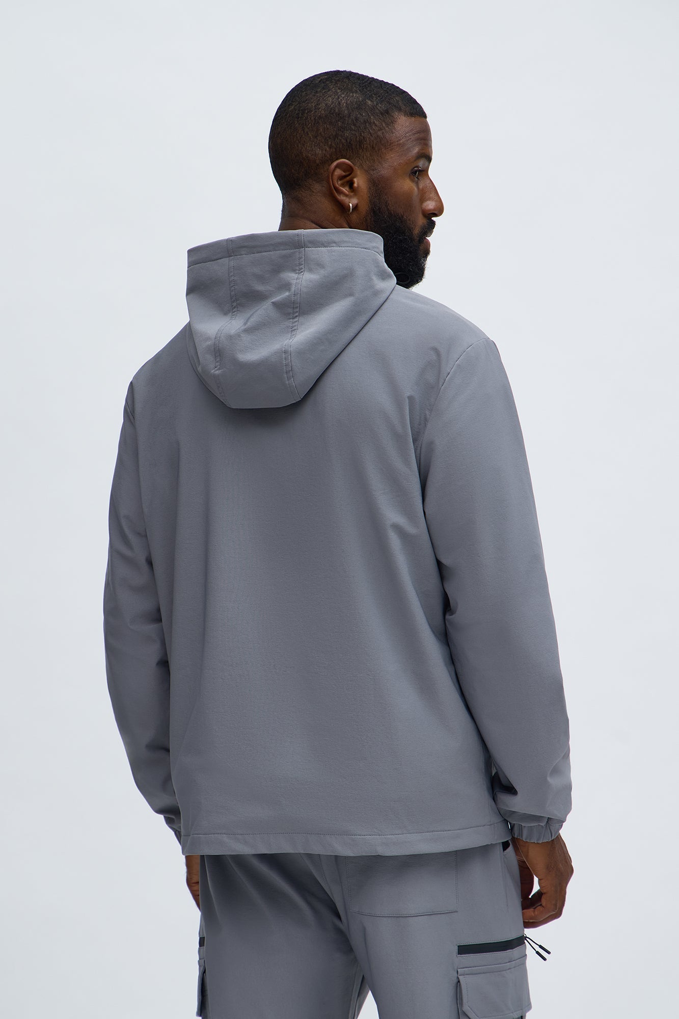 Desert Storm Pullover Anorak - Grey Fashion Nova