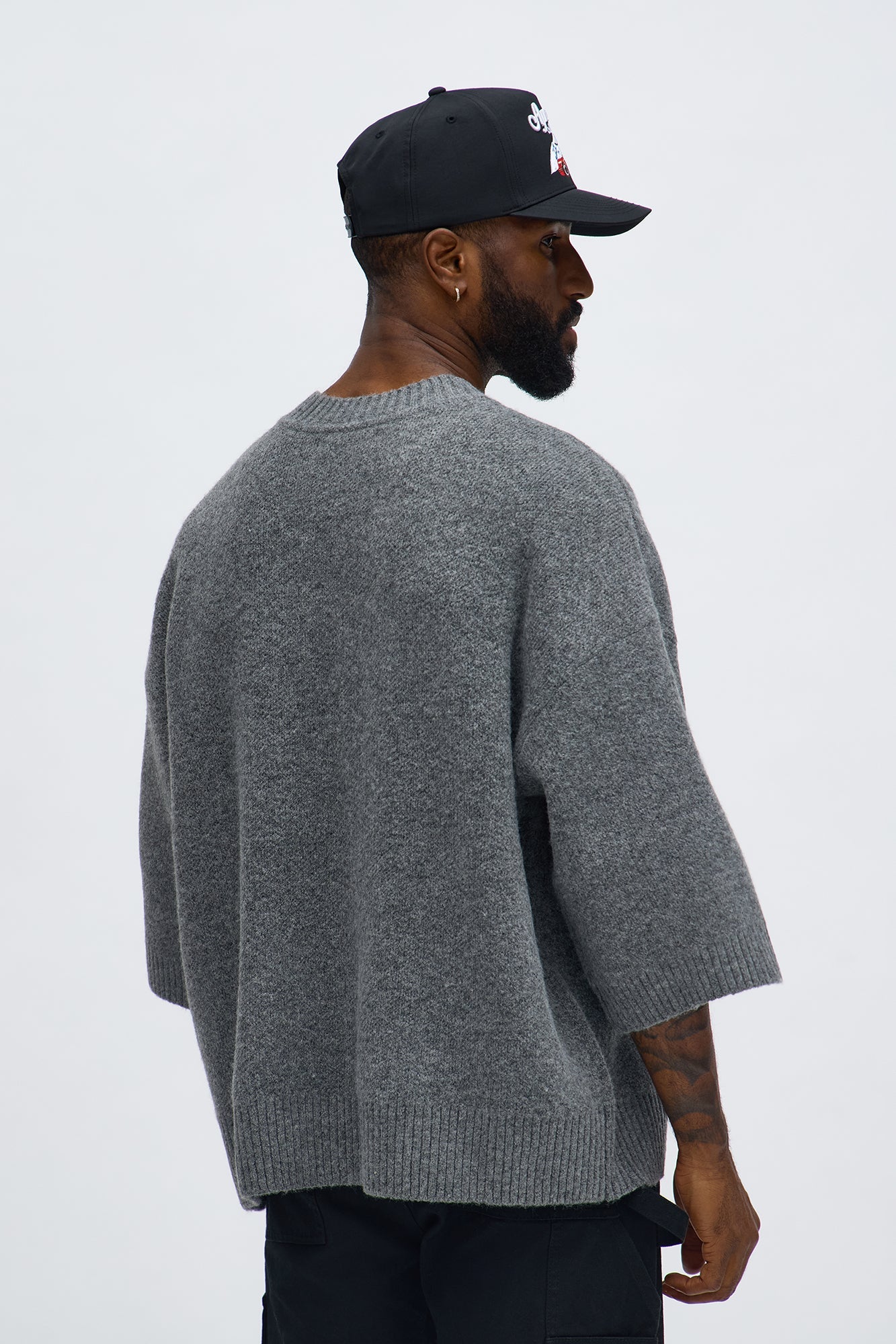 Oversized Ararat Sweater Shirt - Grey Fashion Nova