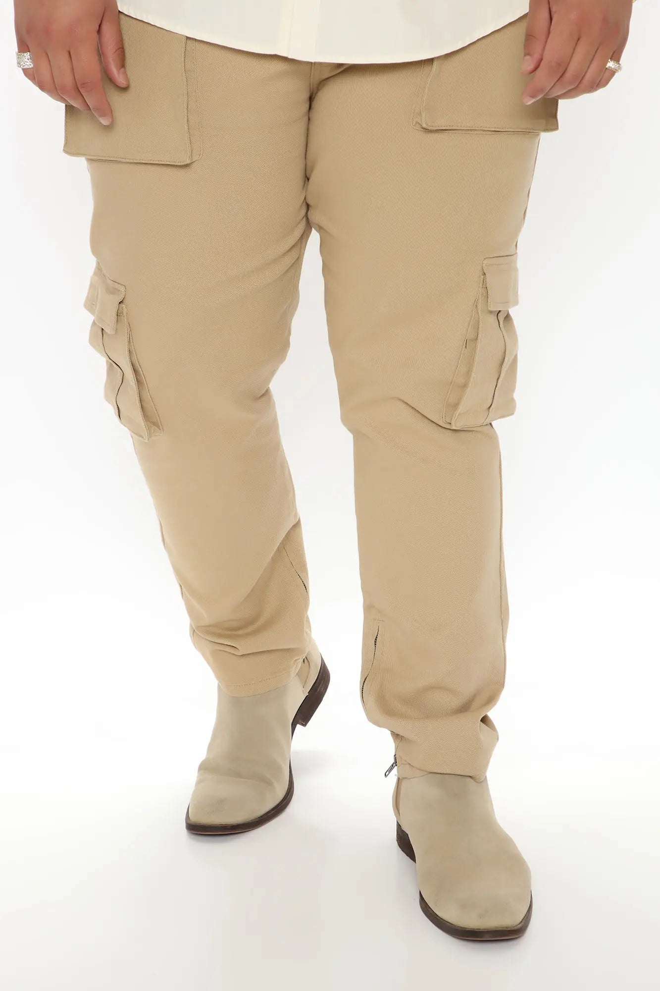 Hunter Slim Cargo Pants - Khaki Fashion Nova