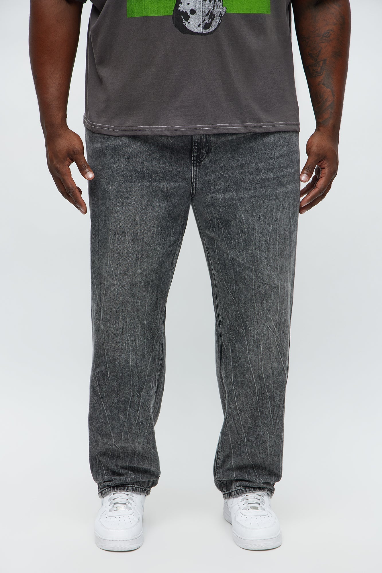 Straight Sleep In Jean - Black Wash Fashion Nova