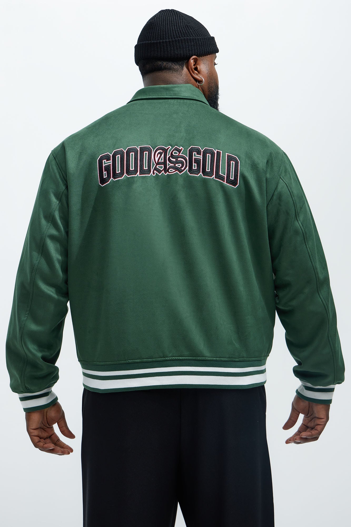 Good As Gold Varsity Jacket - Green Fashion Nova