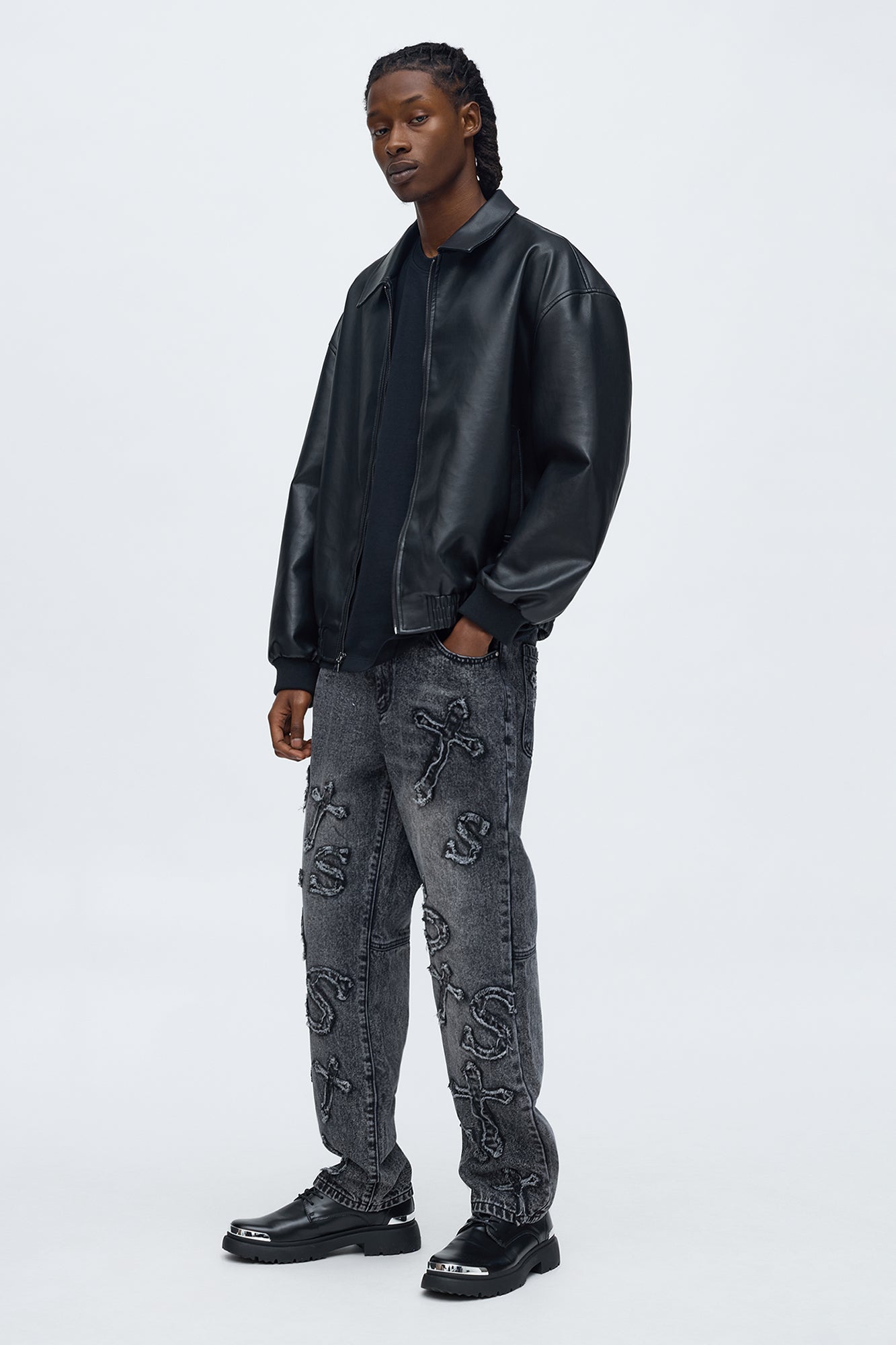 Straight Street Testament Jean - Grey Fashion Nova