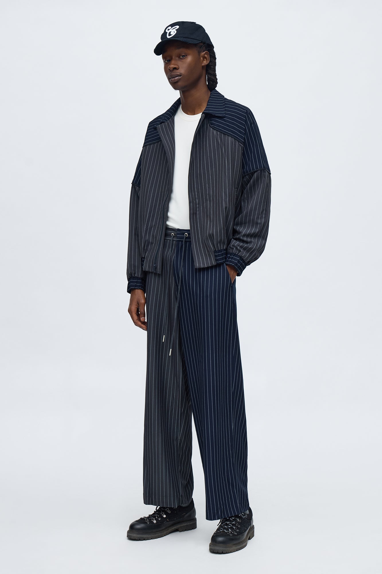 Too Easy Formal Bomber Jacket - Grey/combo Fashion Nova
