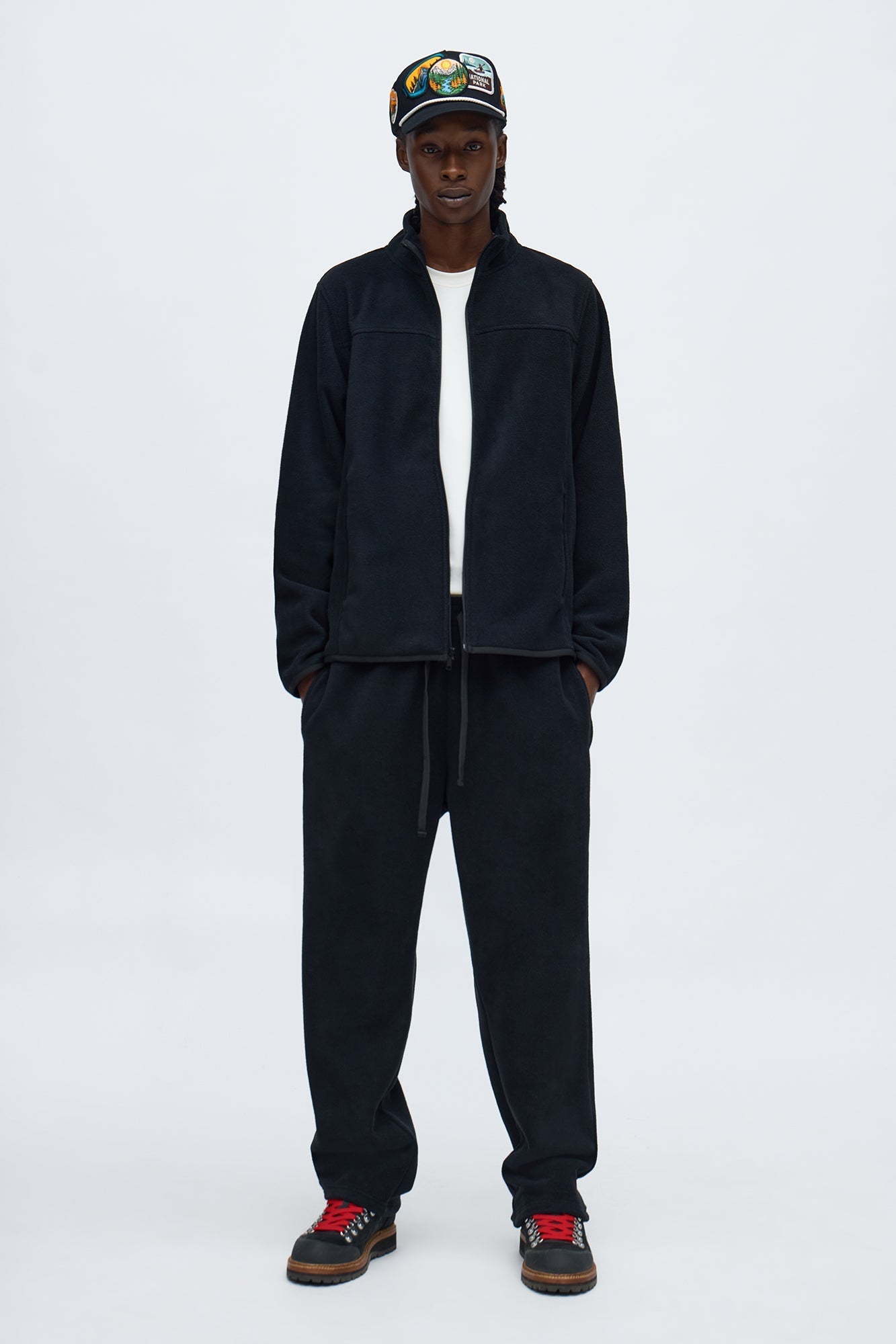Core Microfleece Zip Jacket - Black Fashion Nova