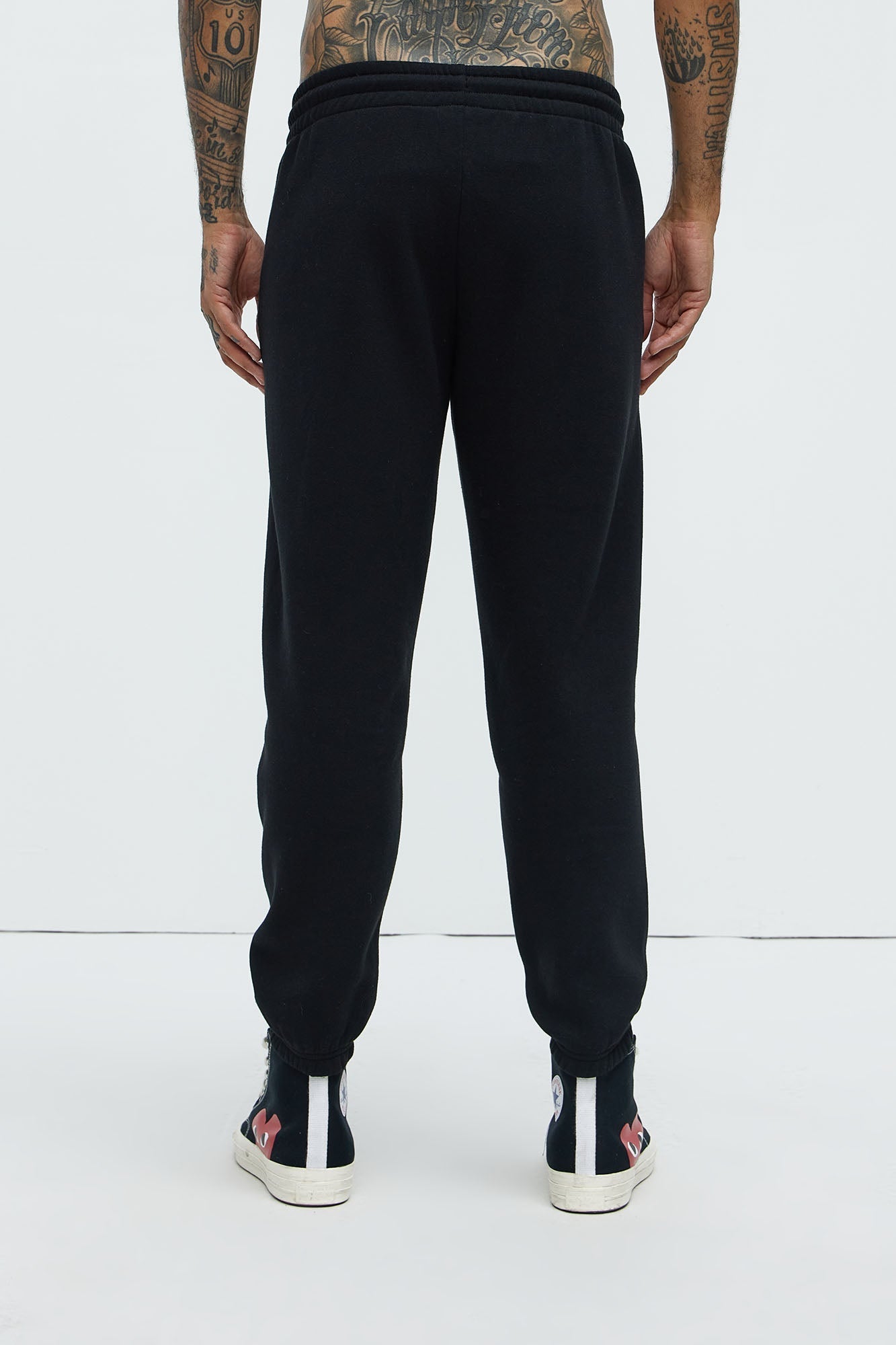 Von Dutch Lost Angels Sweatpants - Black Fashion Nova