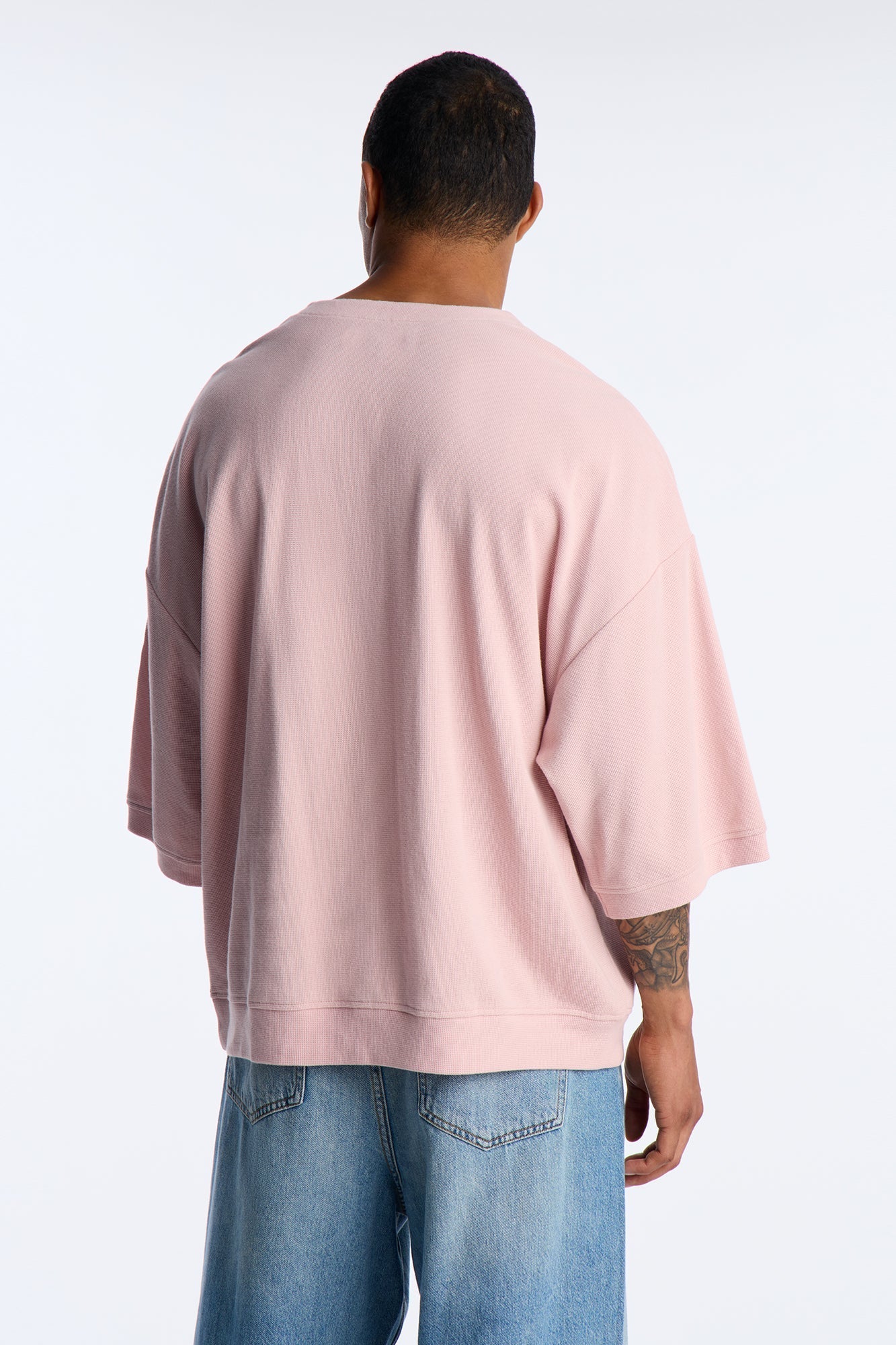 Relaxed Fit Classic Henley - Mauve Fashion Nova