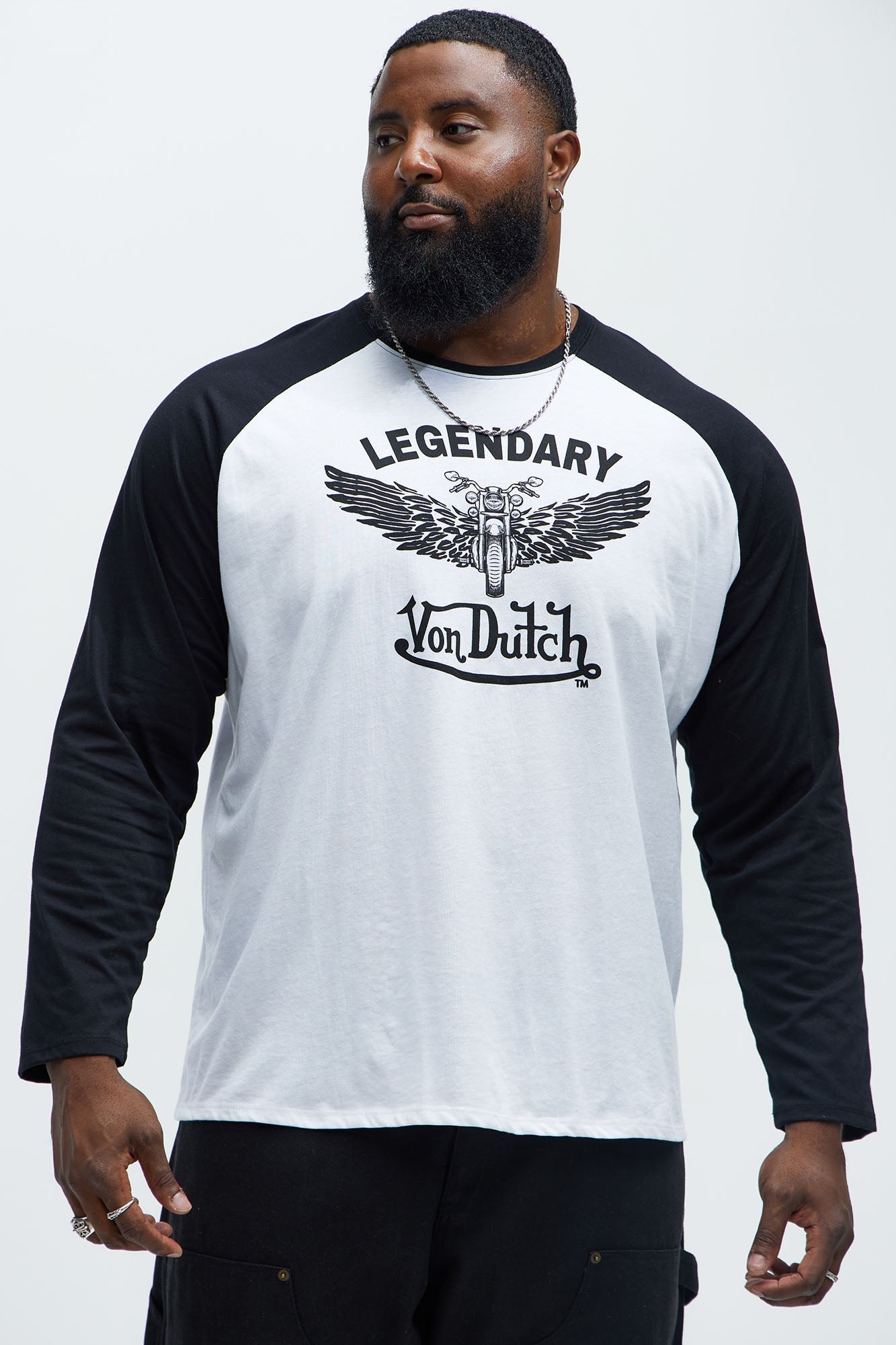 Von Dutch Legendary Tee - White/Black Fashion Nova