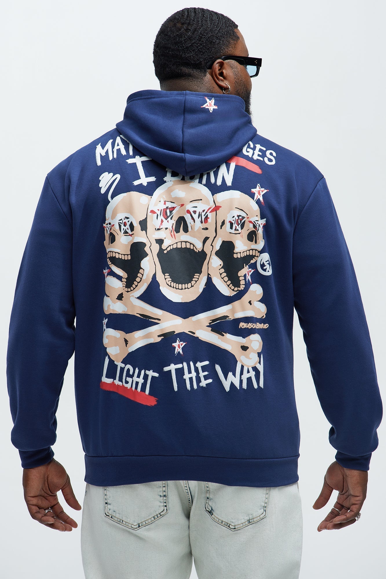 Burning Bridges Hoodie - Blue Fashion Nova