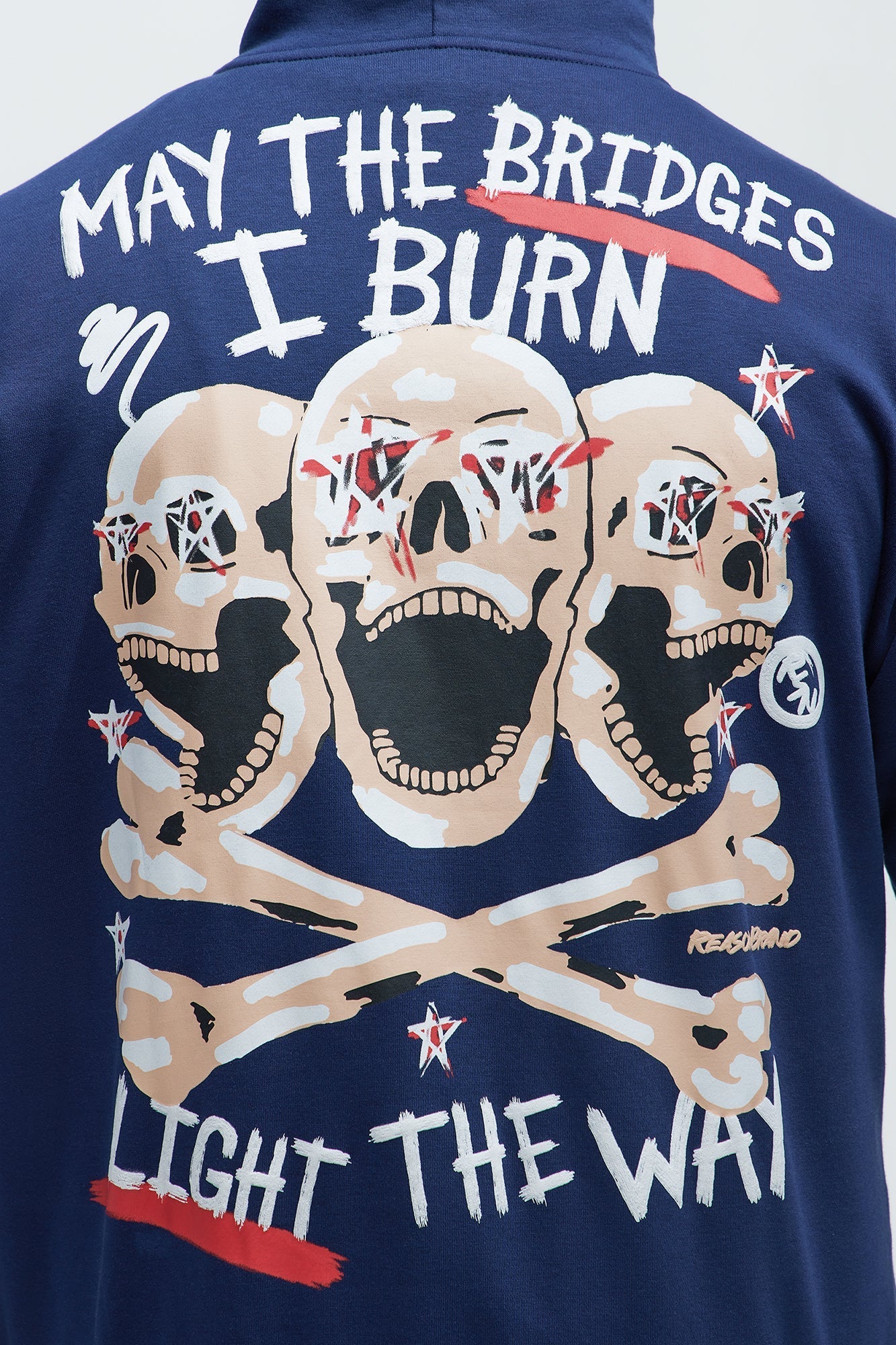 Burning Bridges Hoodie - Blue Fashion Nova