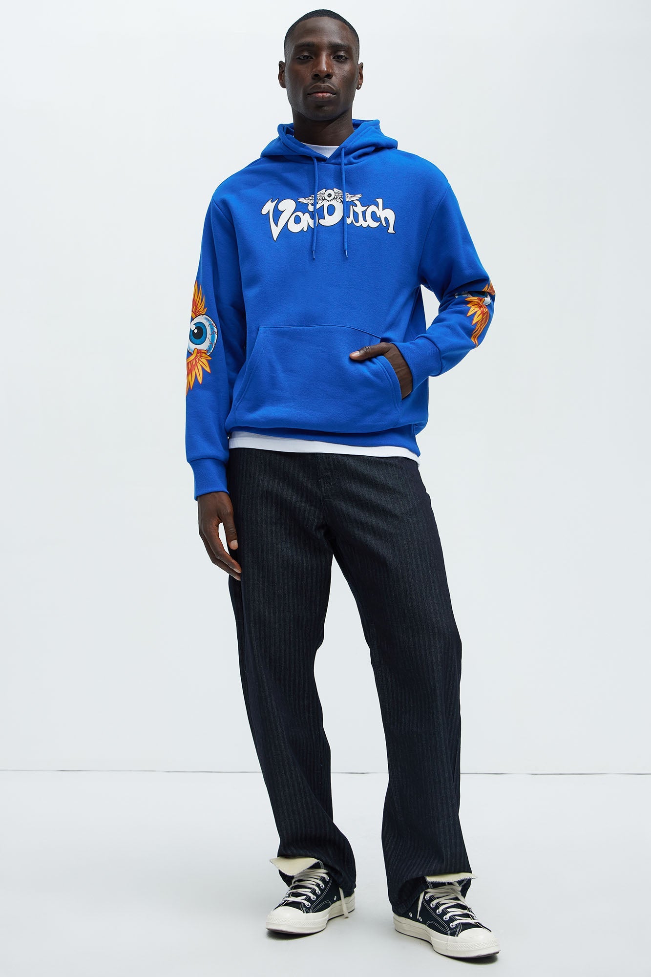 Von Dutch Flying Eye Hoodie - Royal Fashion Nova