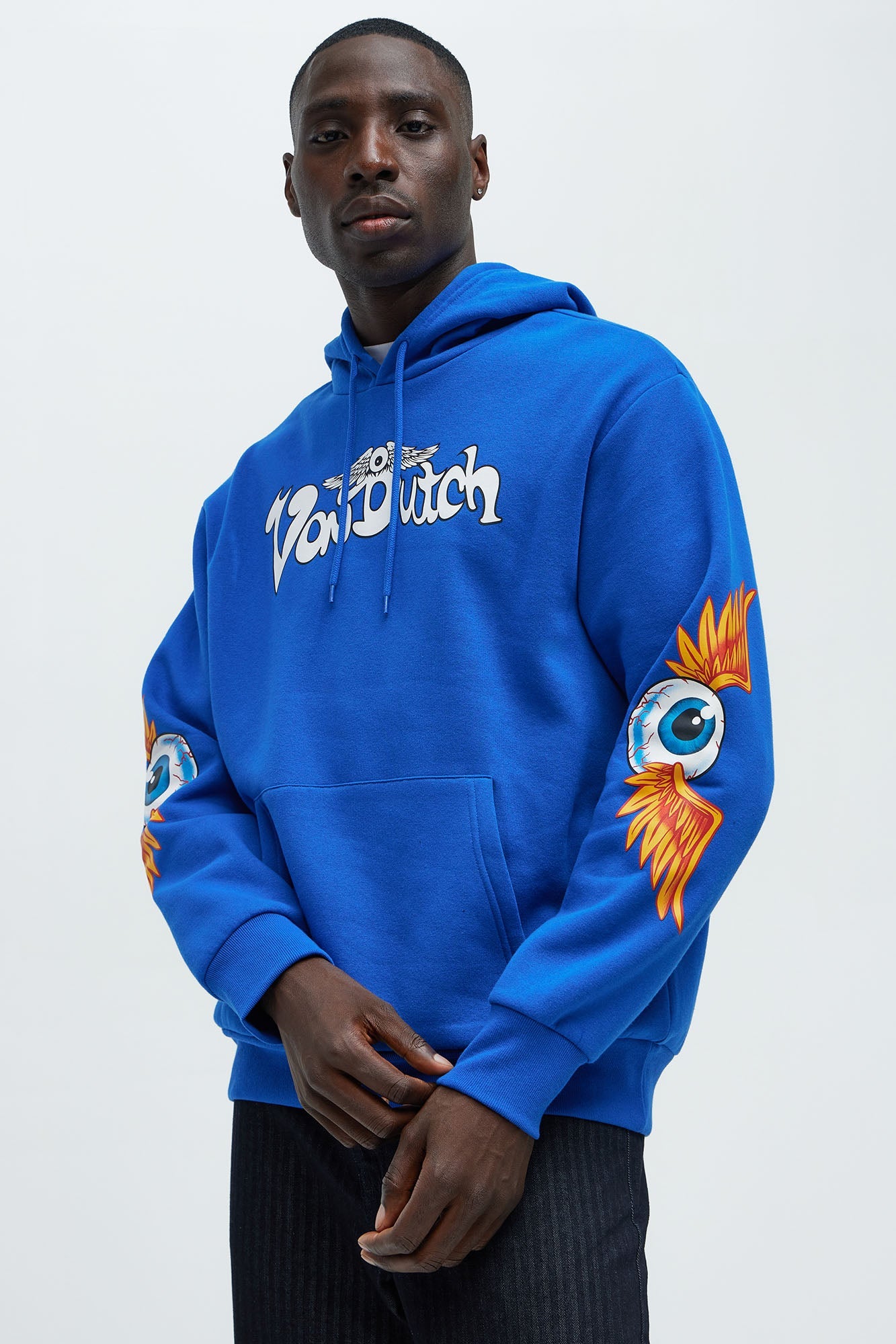 Von Dutch Flying Eye Hoodie - Royal Fashion Nova