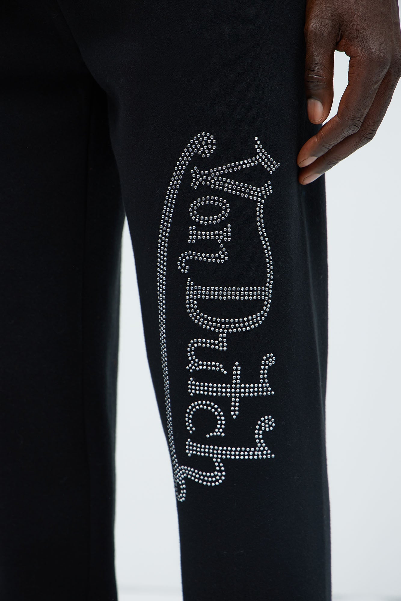 Von Dutch Bling Sweatpants - Black Fashion Nova
