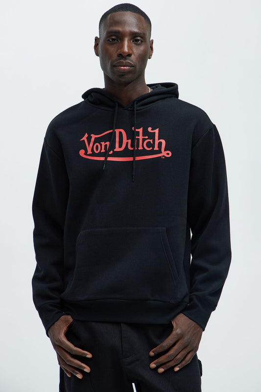 Von Dutch Street Hoodie - Black Fashion Nova