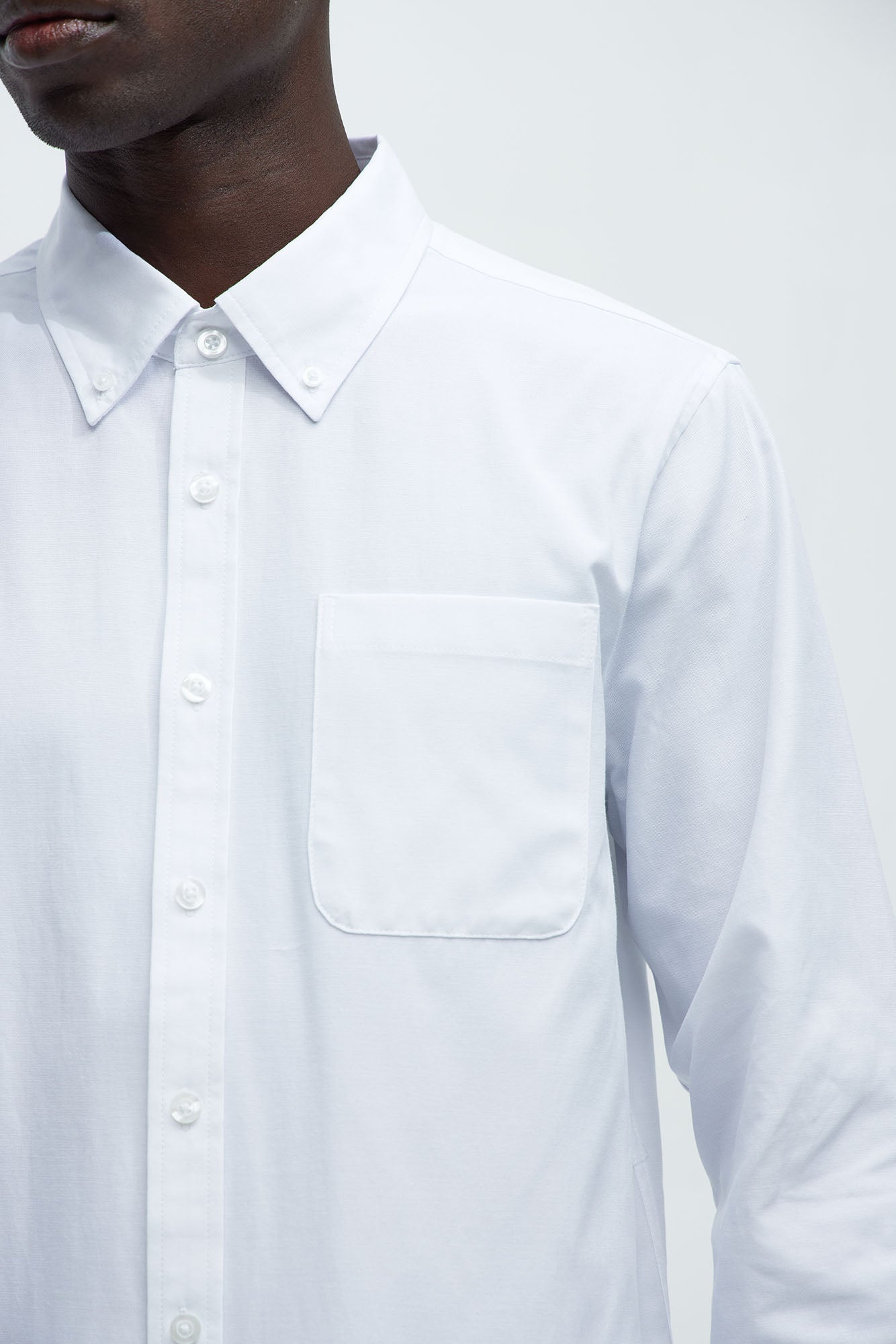 Oxford Classic Shirt - White Fashion Nova