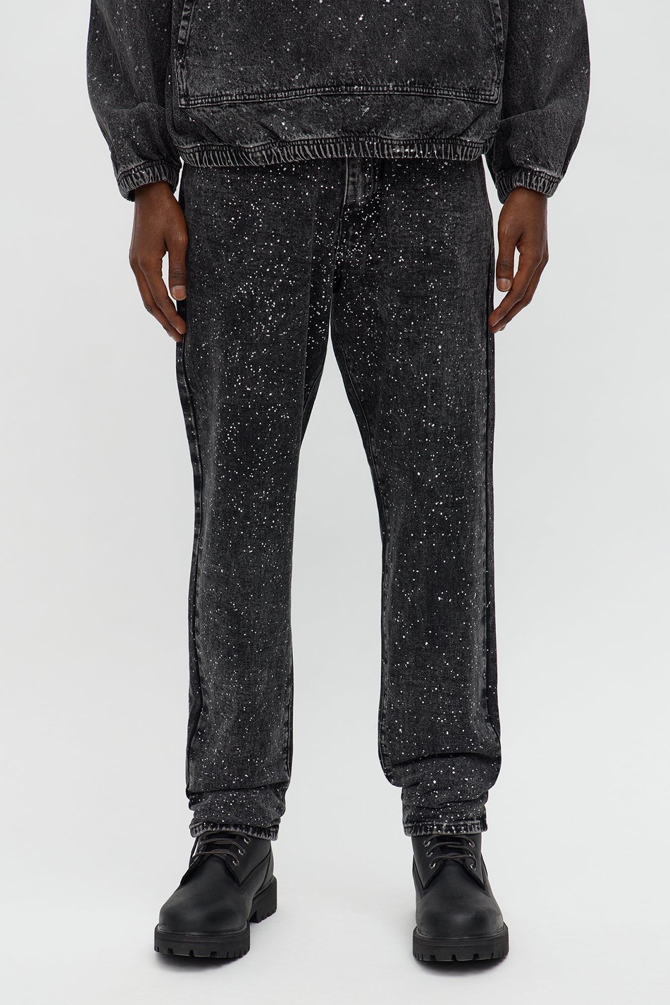 Slim Shimmering Nights Jean - Black Wash Fashion Nova