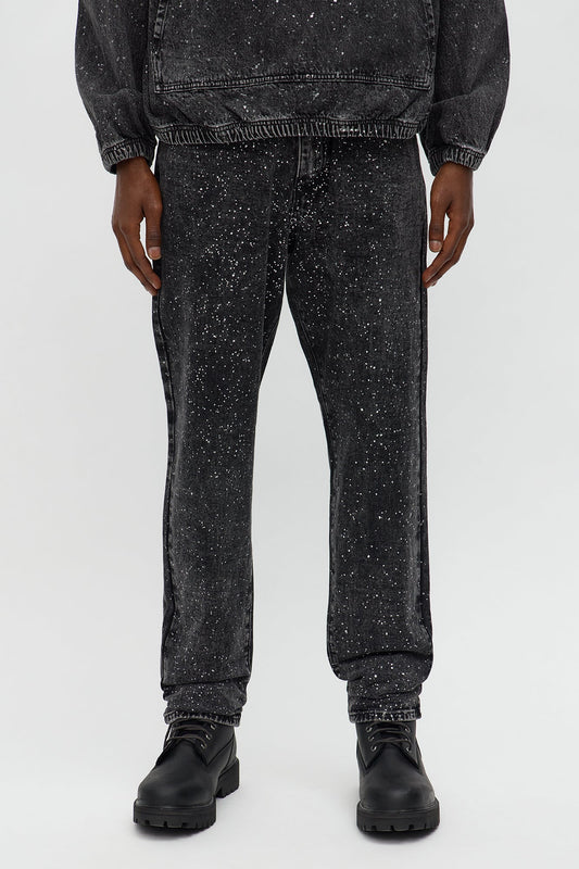 Slim Shimmering Nights Jean - Black Wash Fashion Nova