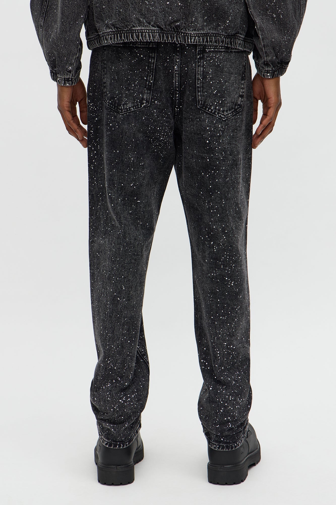 Slim Shimmering Nights Jean - Black Wash Fashion Nova