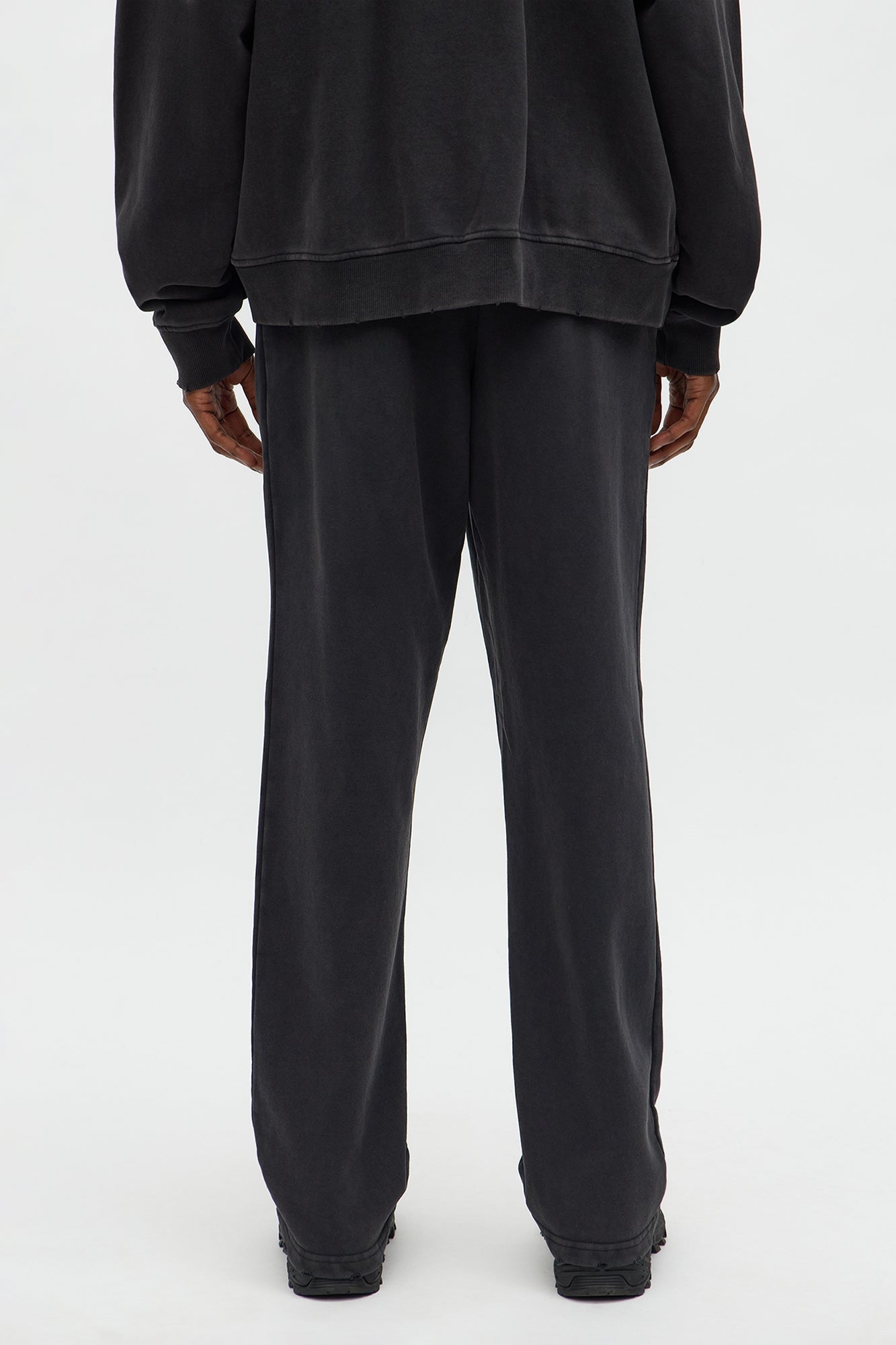 Heavyweight Vintage Washed French Terry Sweatpants - Black Wash Fashion Nova